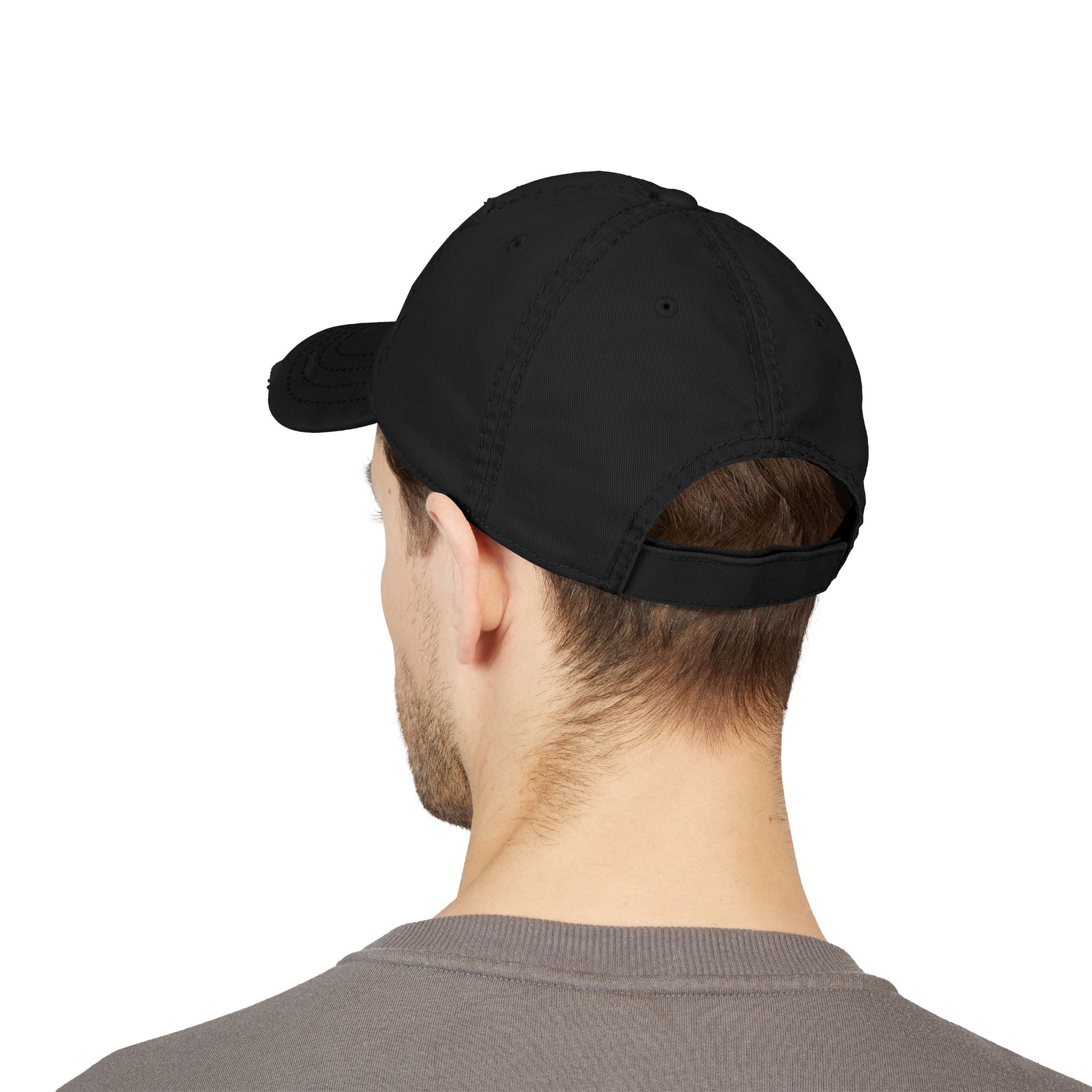 Nishikigoi Embroidered Distressed Dad Hat