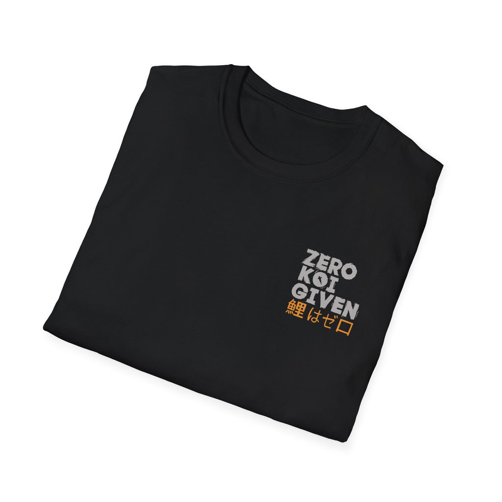 Koi Fish Graphic T-Shirt – "Zero Koi Given" Japanese Fishing Style Tee