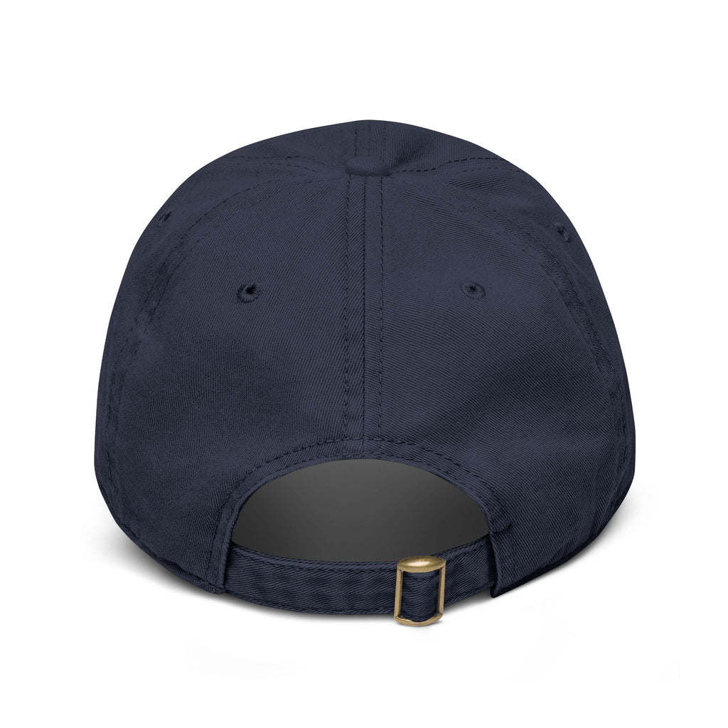 Koi Fish Embroidered Washed Baseball Cap