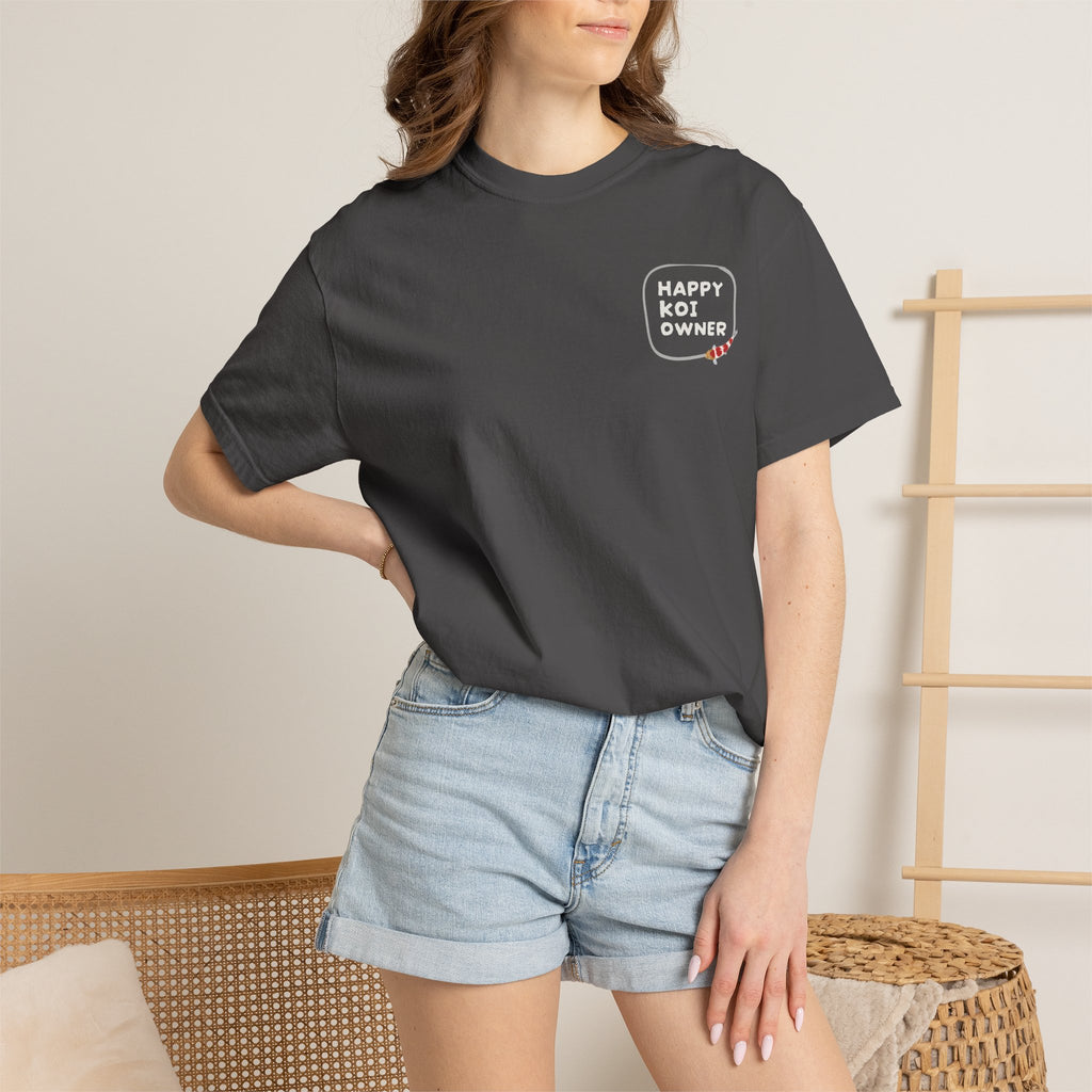 Koi Fish Graphic T-Shirt — 'Happy Koi Owner' Japanese Koi Shirt