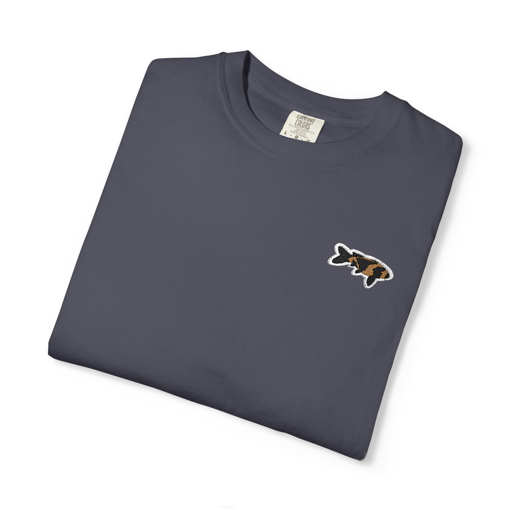 Embroidered Japanese Koi Fish Logo T‑Shirt