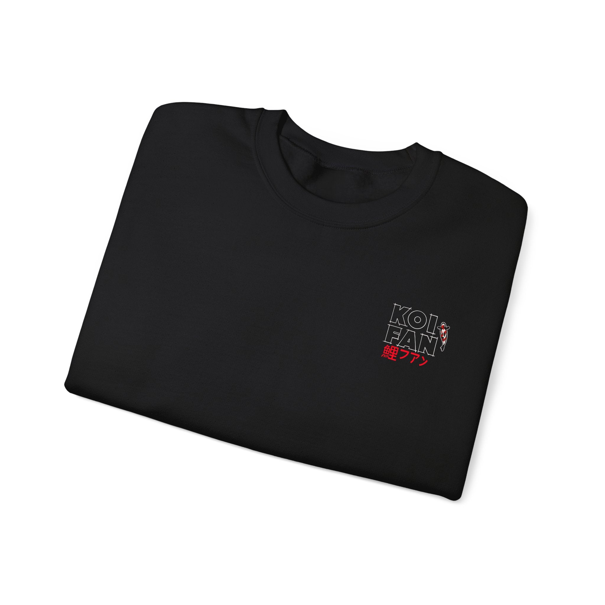 Koi Fan Graphic Crewneck Sweatshirt