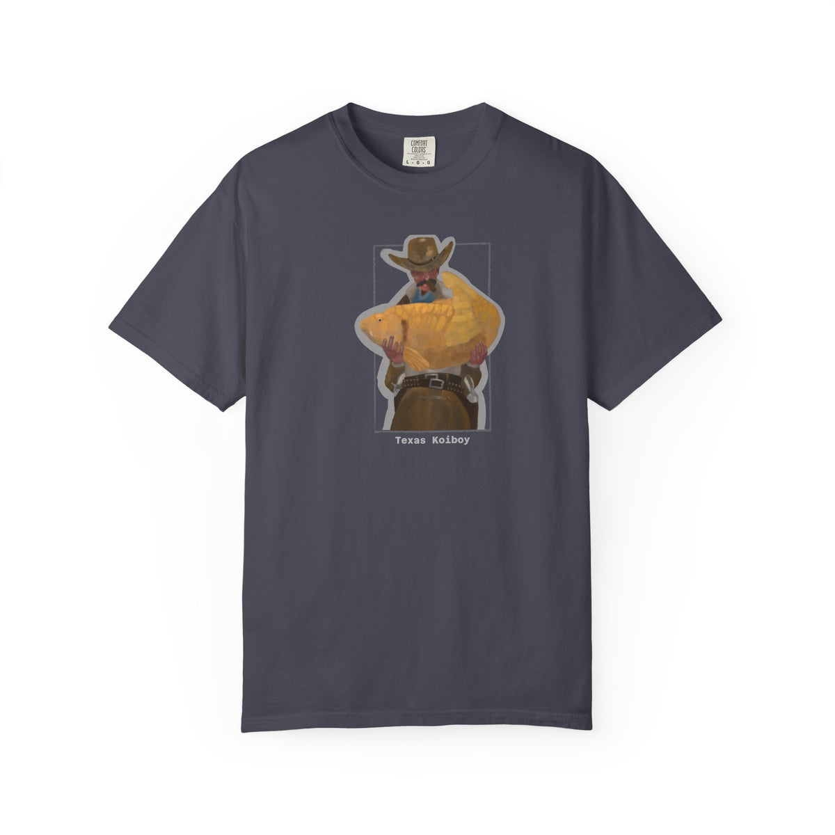 T-Shirt — "Texas Cowboy Koi Fish"  001  Graphic Tee
