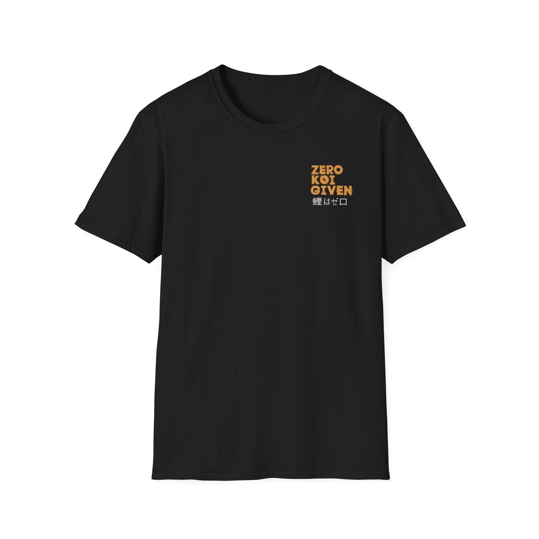 Zero Koi Given T‑Shirt — Japanese Streetwear Graphic Tee with Koi & Temple