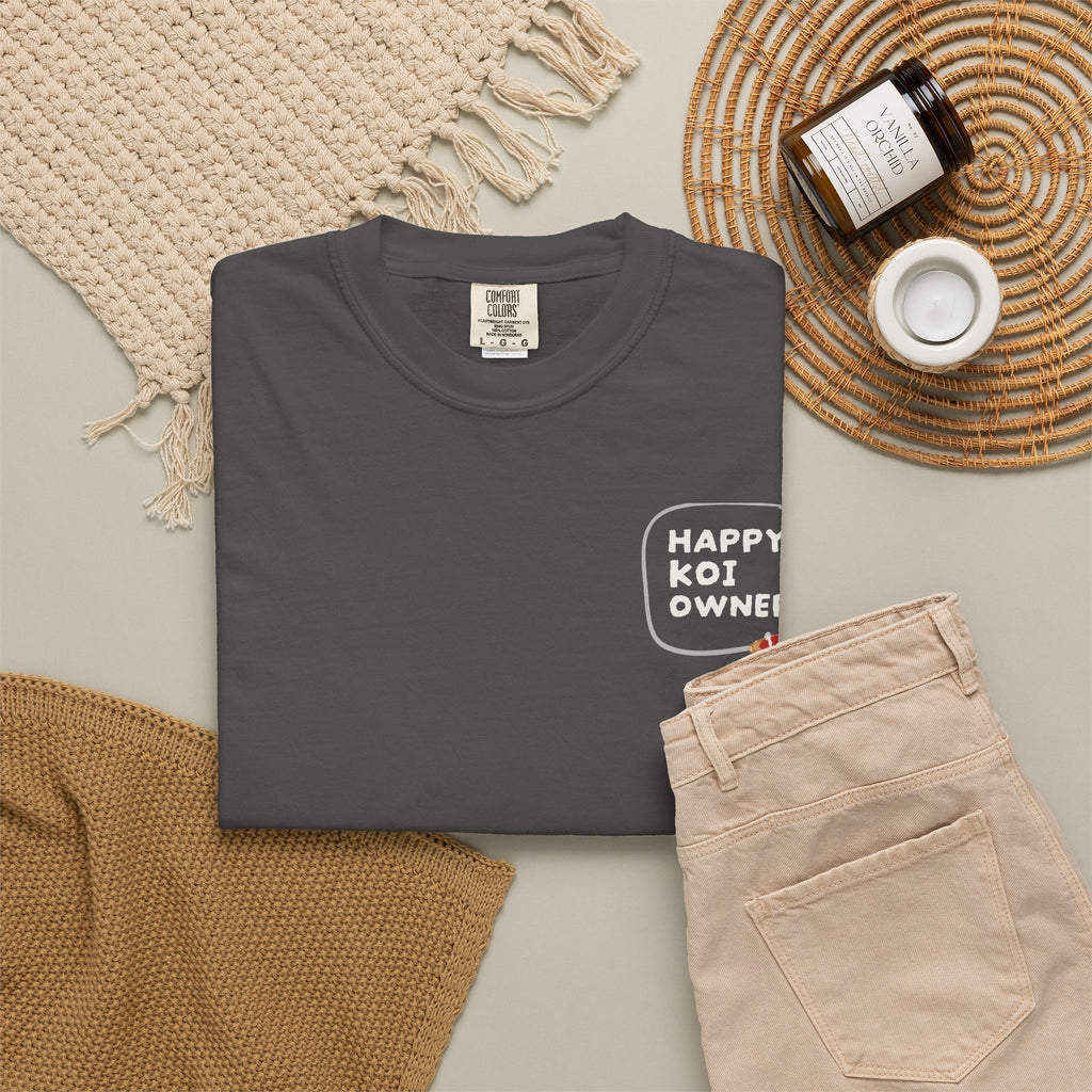 Koi Fish Graphic T-Shirt — 'Happy Koi Owner' Japanese Koi Shirt