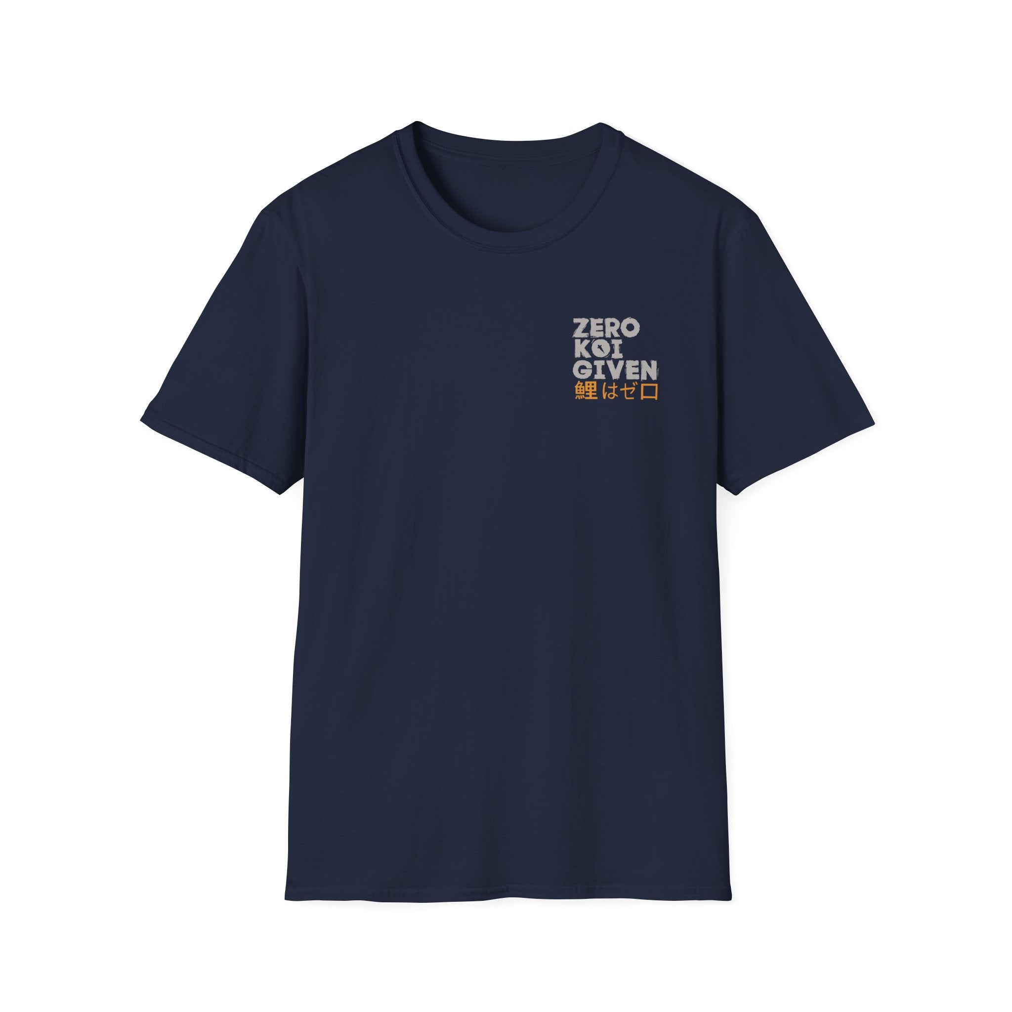 Koi Fish Graphic T-Shirt – "Zero Koi Given" Japanese Fishing Style Tee