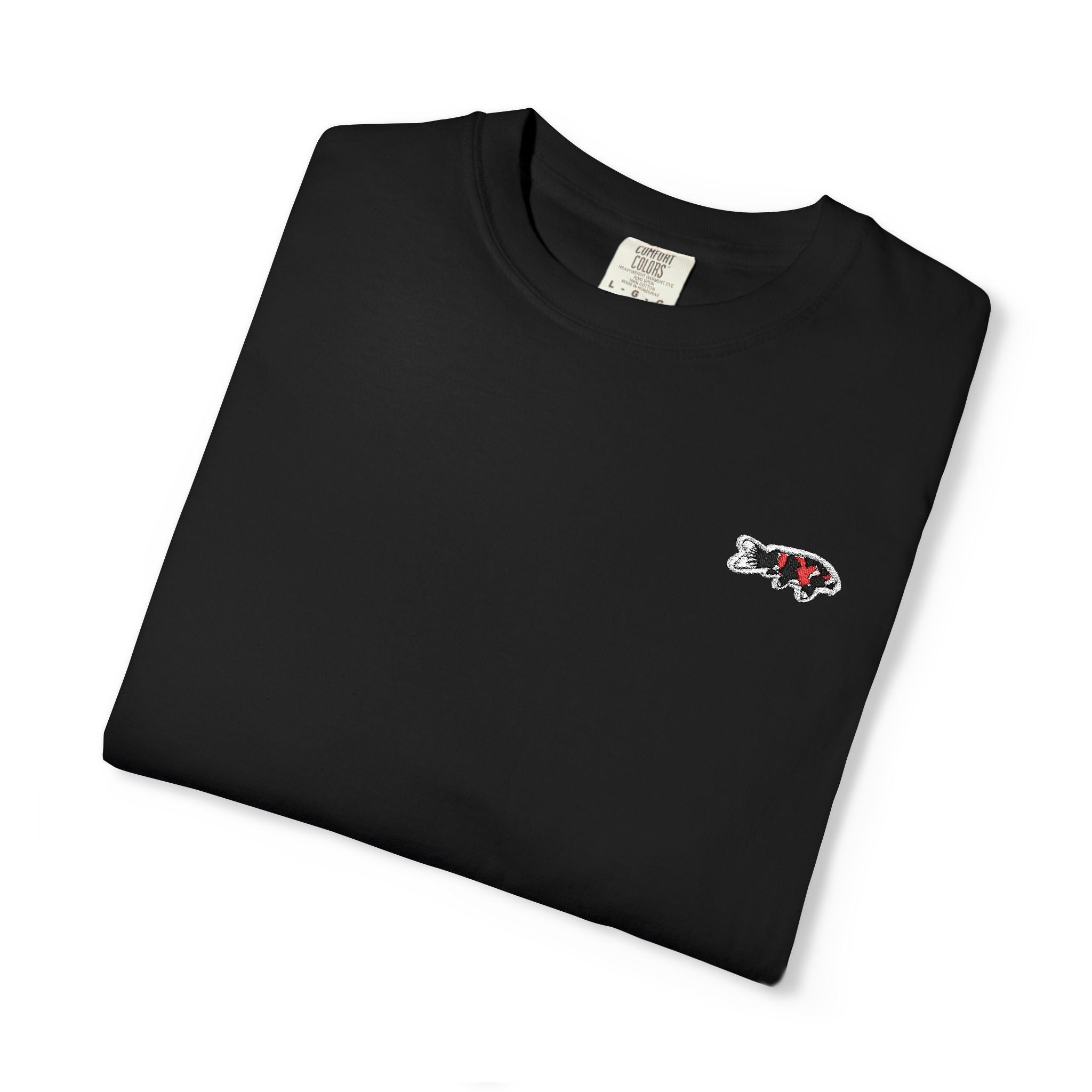 Embroidered Japanese Koi Fish T-Shirt