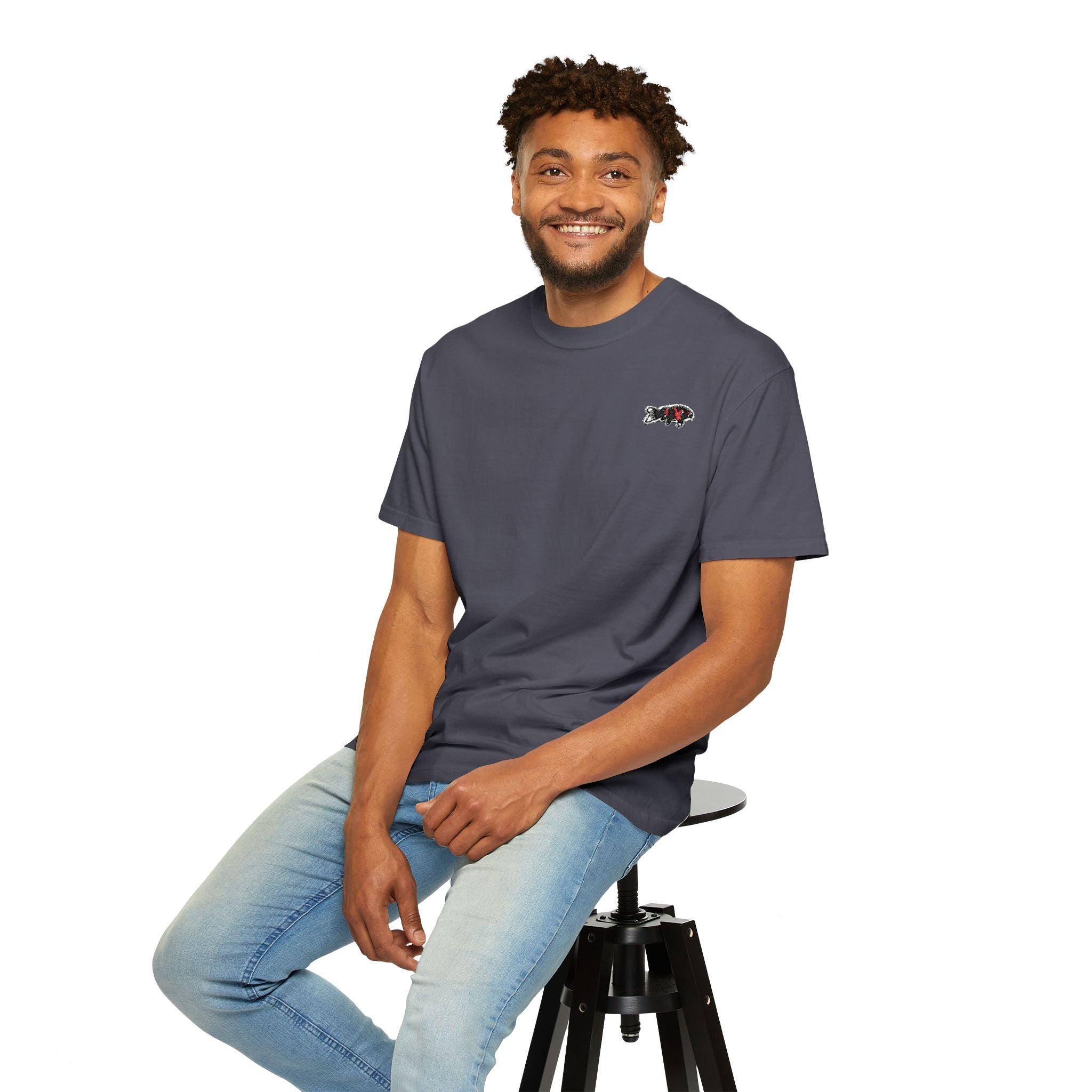Koi Fish Chest Logo T-Shirt — Japanese Carp Graphic Tee