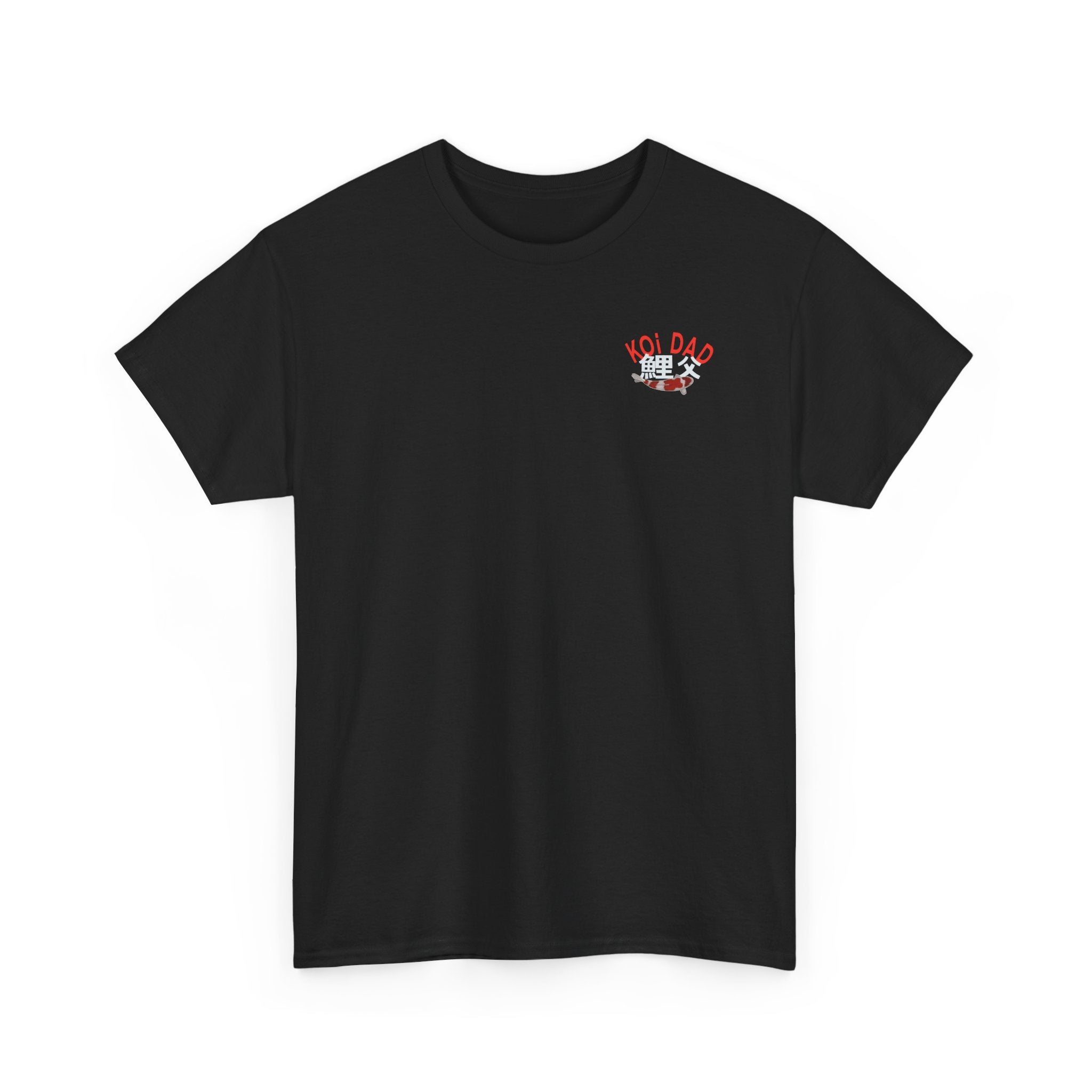 Koi Fish Unisex Heavy Cotton Tee | Graphic Tee, Animal Lover Gift, Casual Streetwear, Colorful T-Shirt, Summer Wardrobe Essential