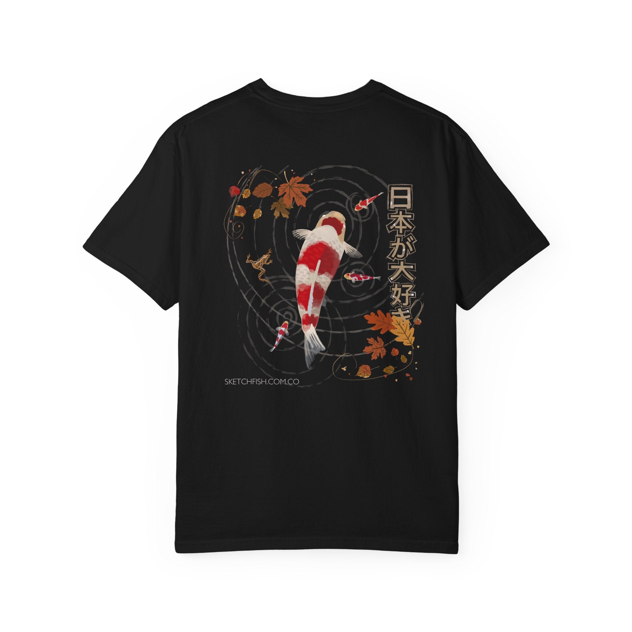 Koi Pond Graphic T-Shirt — 'Zero Koi Given' Japanese Koi Fish Tee