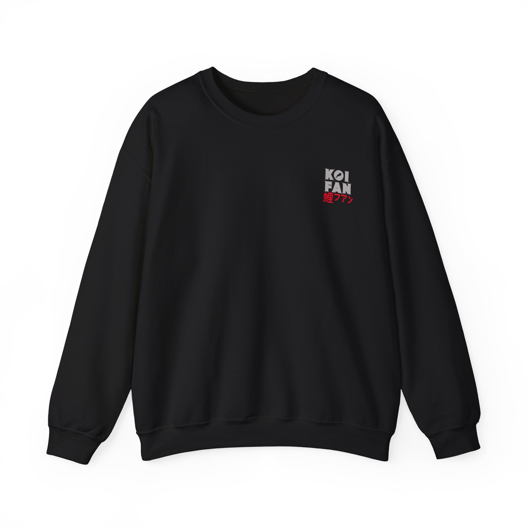 Koi Fan Crewneck Sweatshirt — Japanese Koi Fish Graphic Pullover