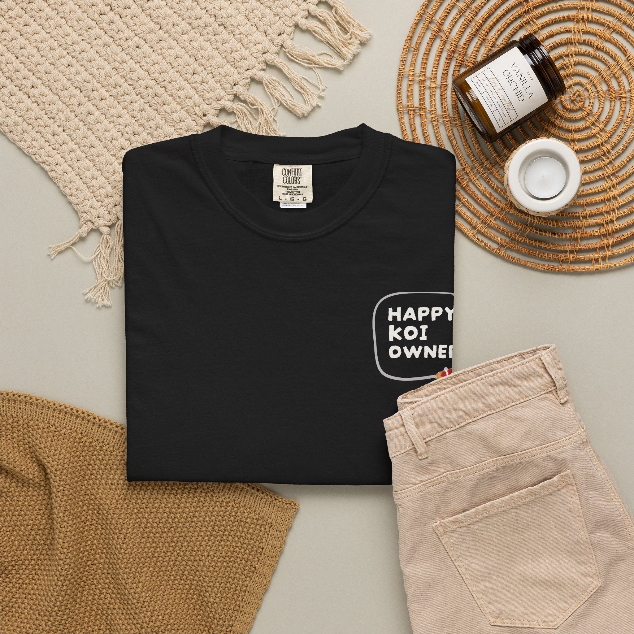Copy of Koi Fish Graphic T-Shirt — 'Happy Koi Owner' Japanese Koi Shirt