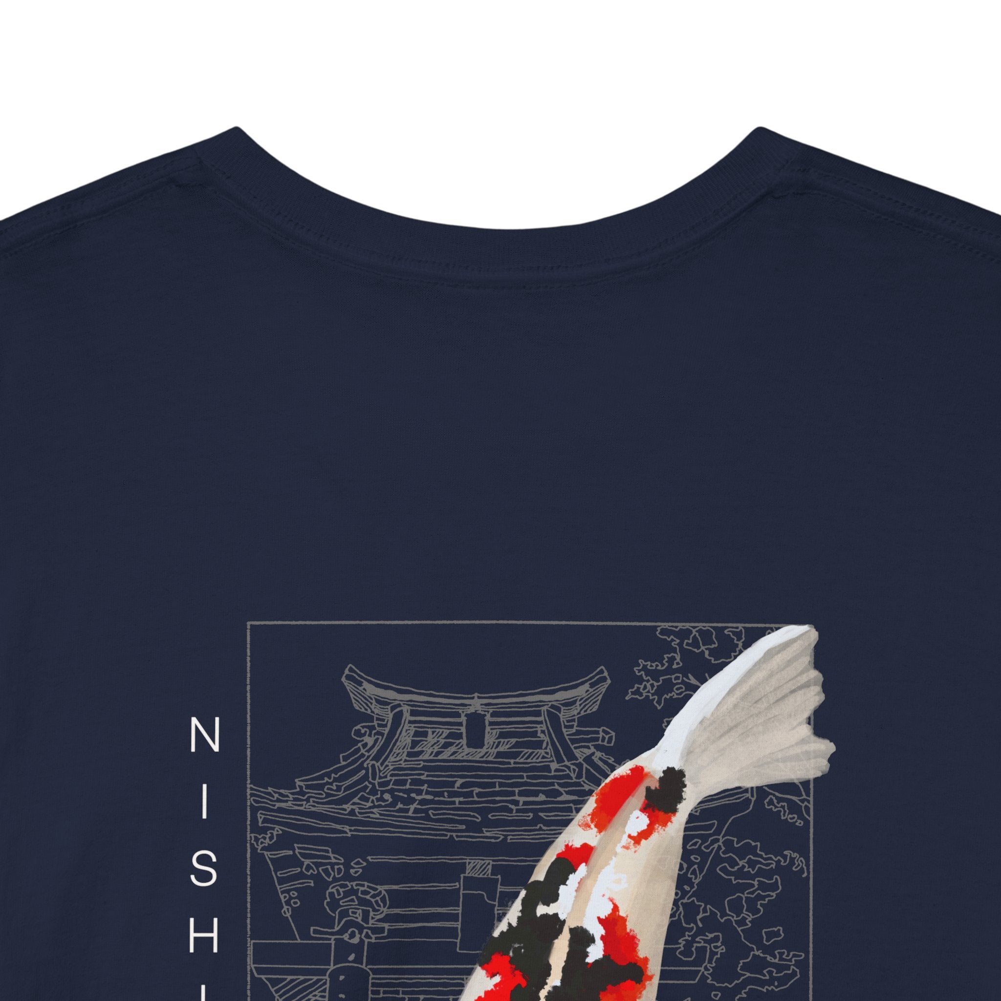 Koi Fan Graphic Tee — Nishikigoi Koi Fish Japanese Design