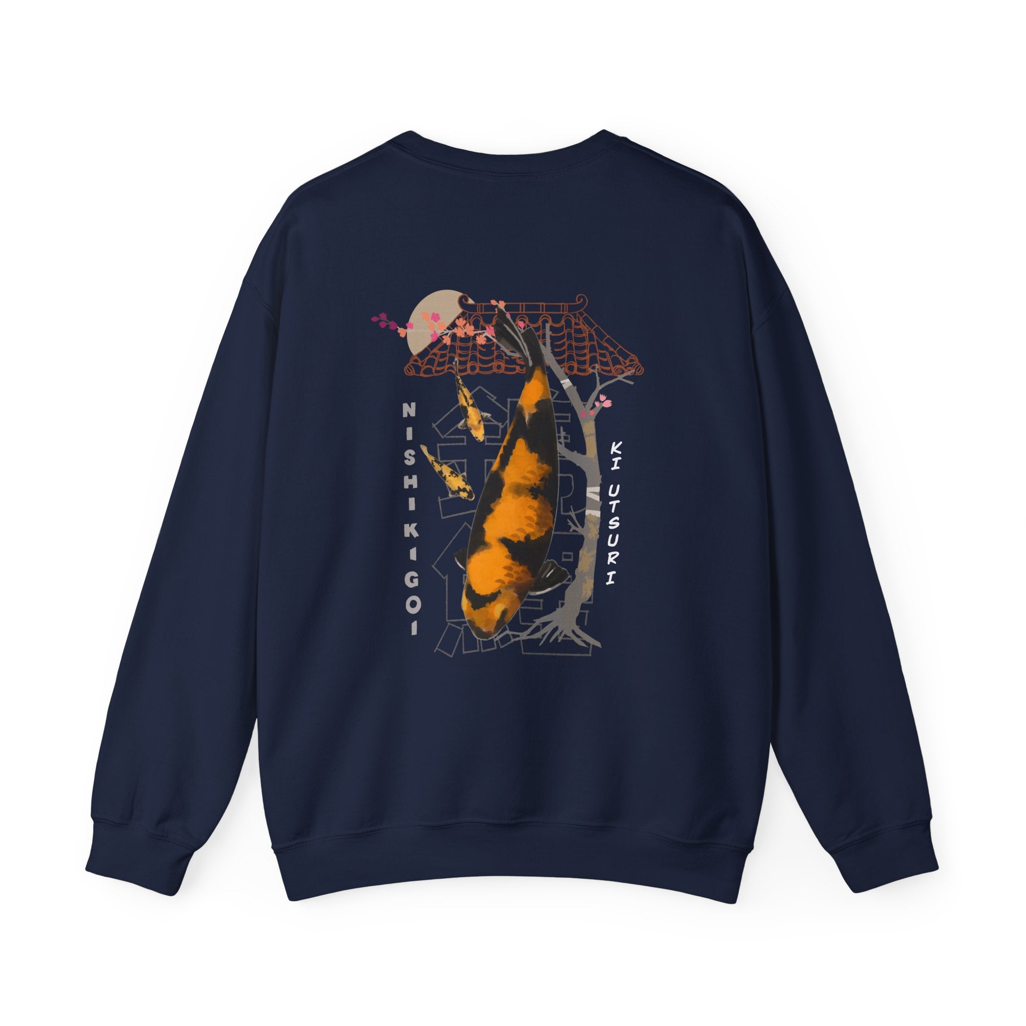 Sweatshirt — 'Zero F***s Given' Retro Japanese Temple Graphic Crewneck