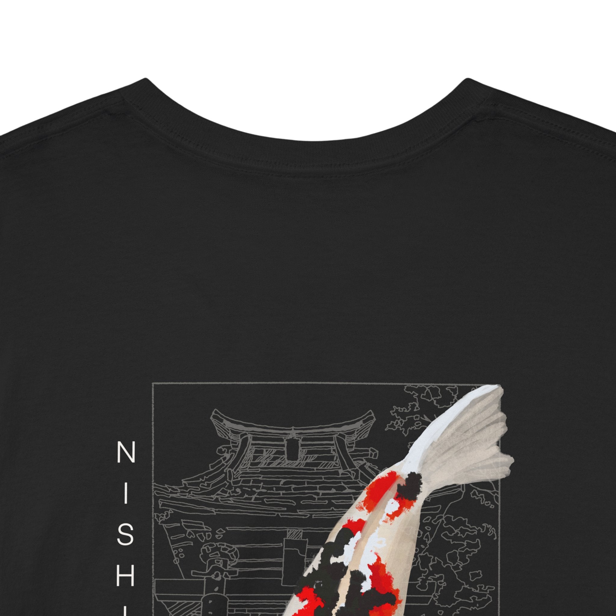 Koi Fan Graphic Tee — Nishikigoi Koi Fish Japanese Design