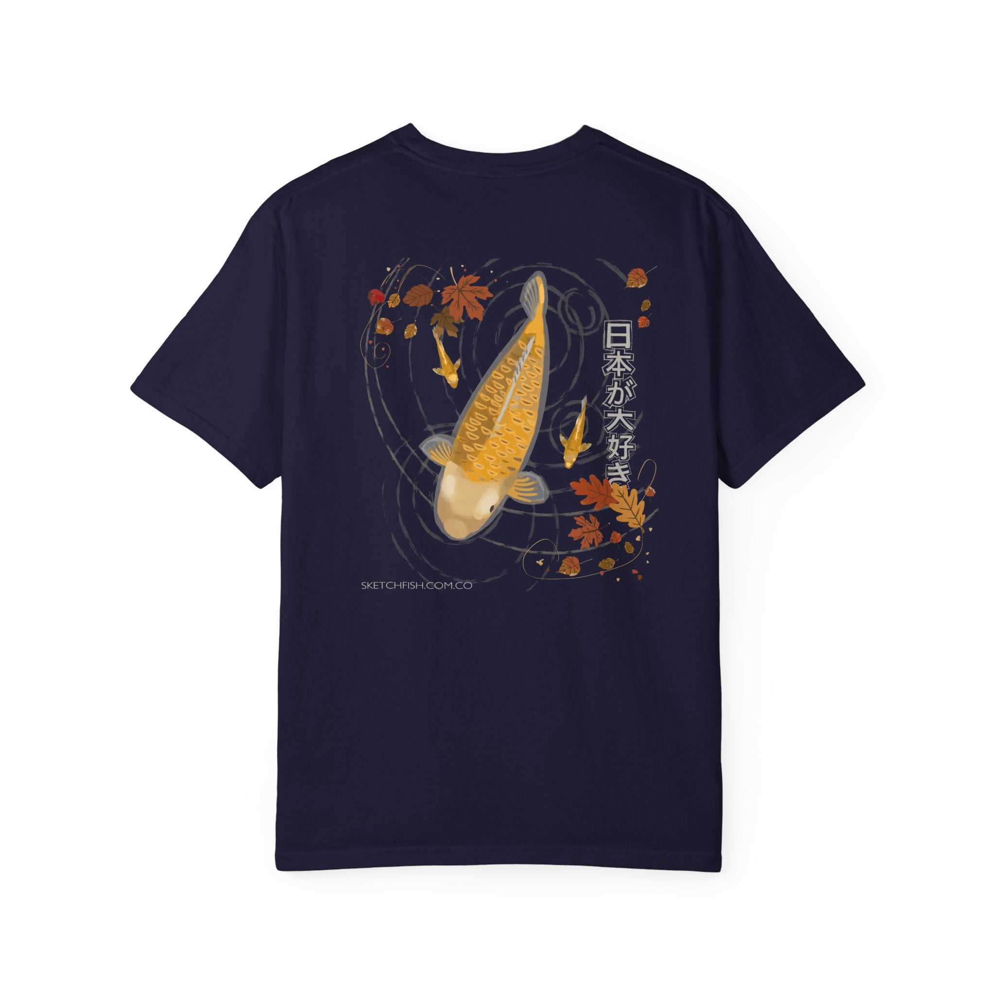 Koi Graphic T-Shirt — "Zero Koi Given" Japanese Koi Fish Tee