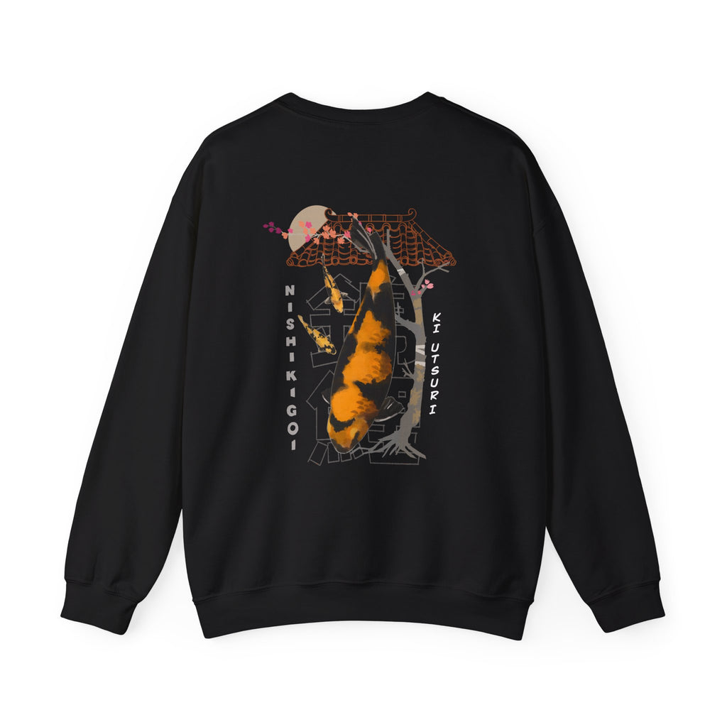 Sweatshirt — 'Zero F***s Given' Retro Japanese Temple Graphic Crewneck