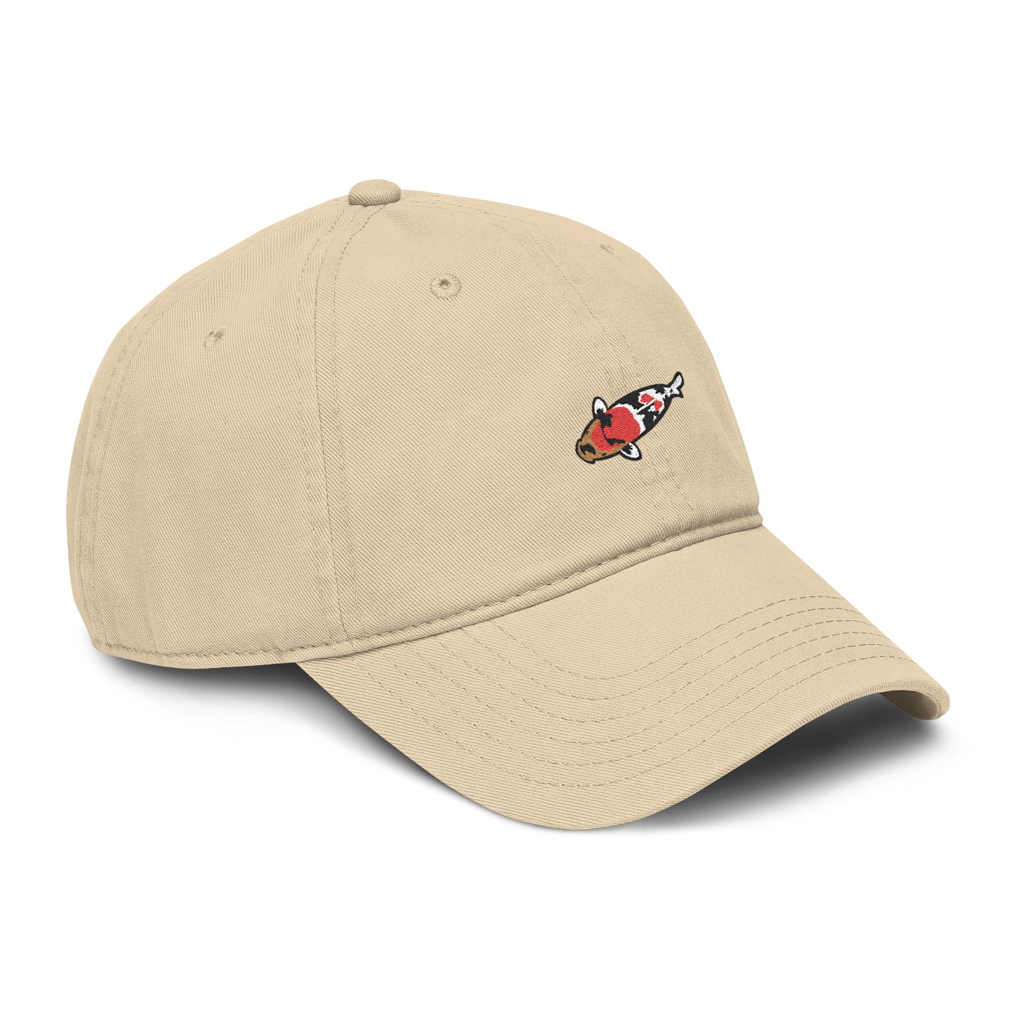 Koi Embroidered Baseball Cap