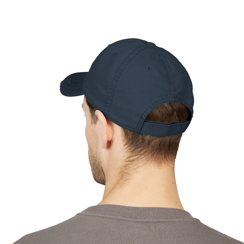 Nishikigoi Embroidered Distressed Dad Hat