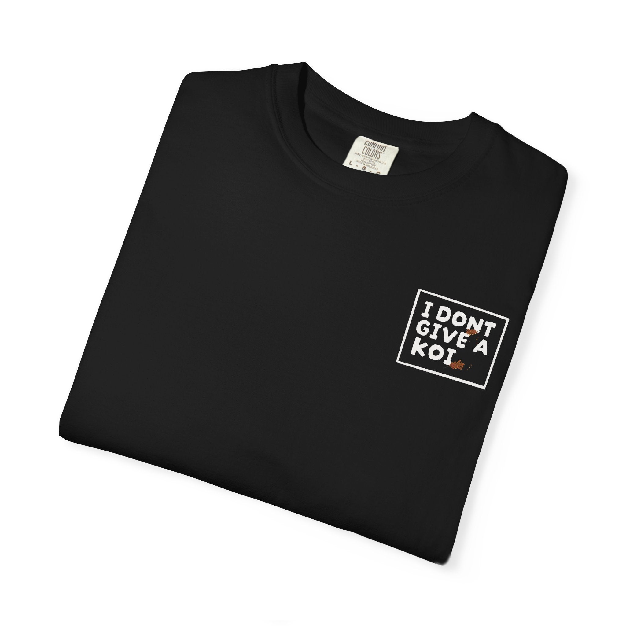 Koi Fish Graphic T-Shirt — "I Don't Give a Koi" Japanese-Inspired Tee
