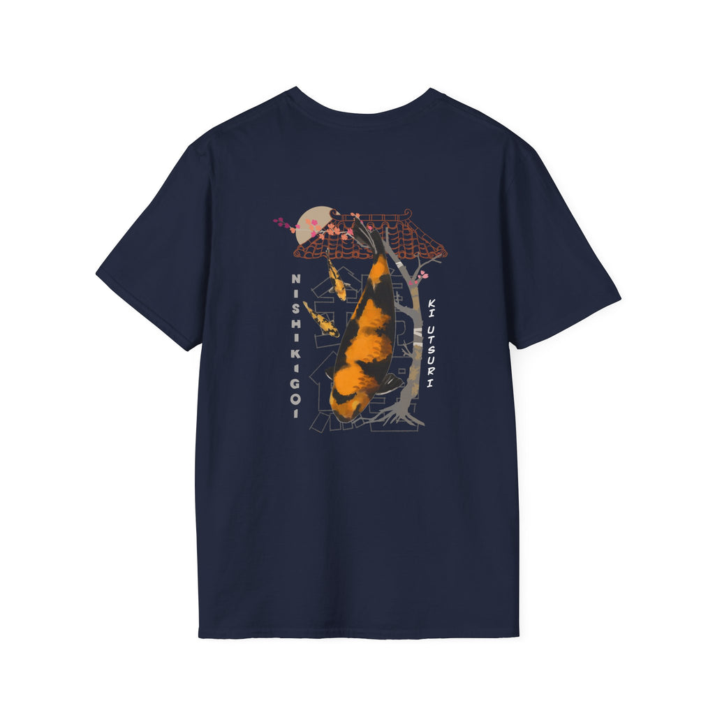 Zero Koi Given T‑Shirt — Japanese Streetwear Graphic Tee with Koi & Temple