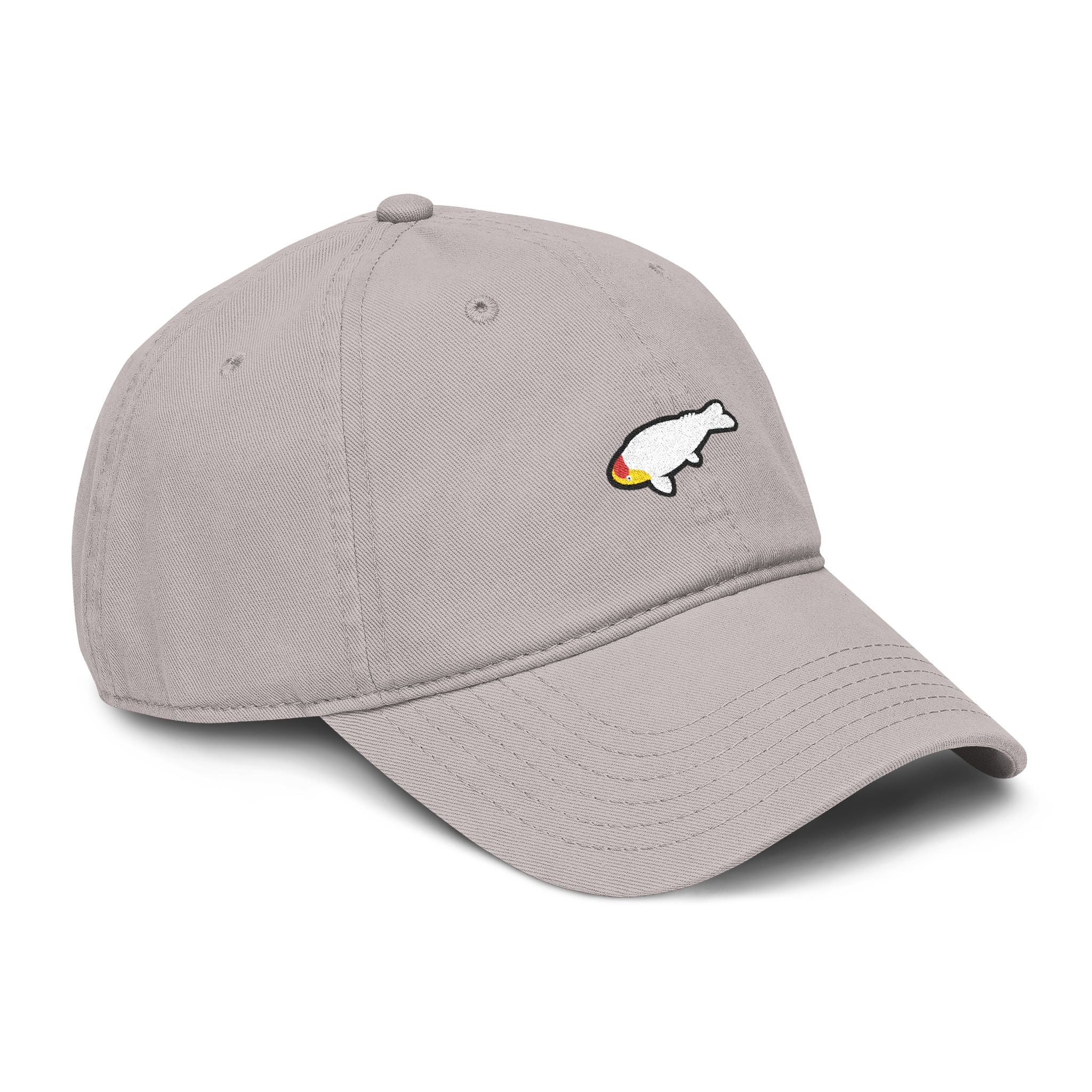 Washed Baseball Cap with Cute Tancho Koi Fish Hat