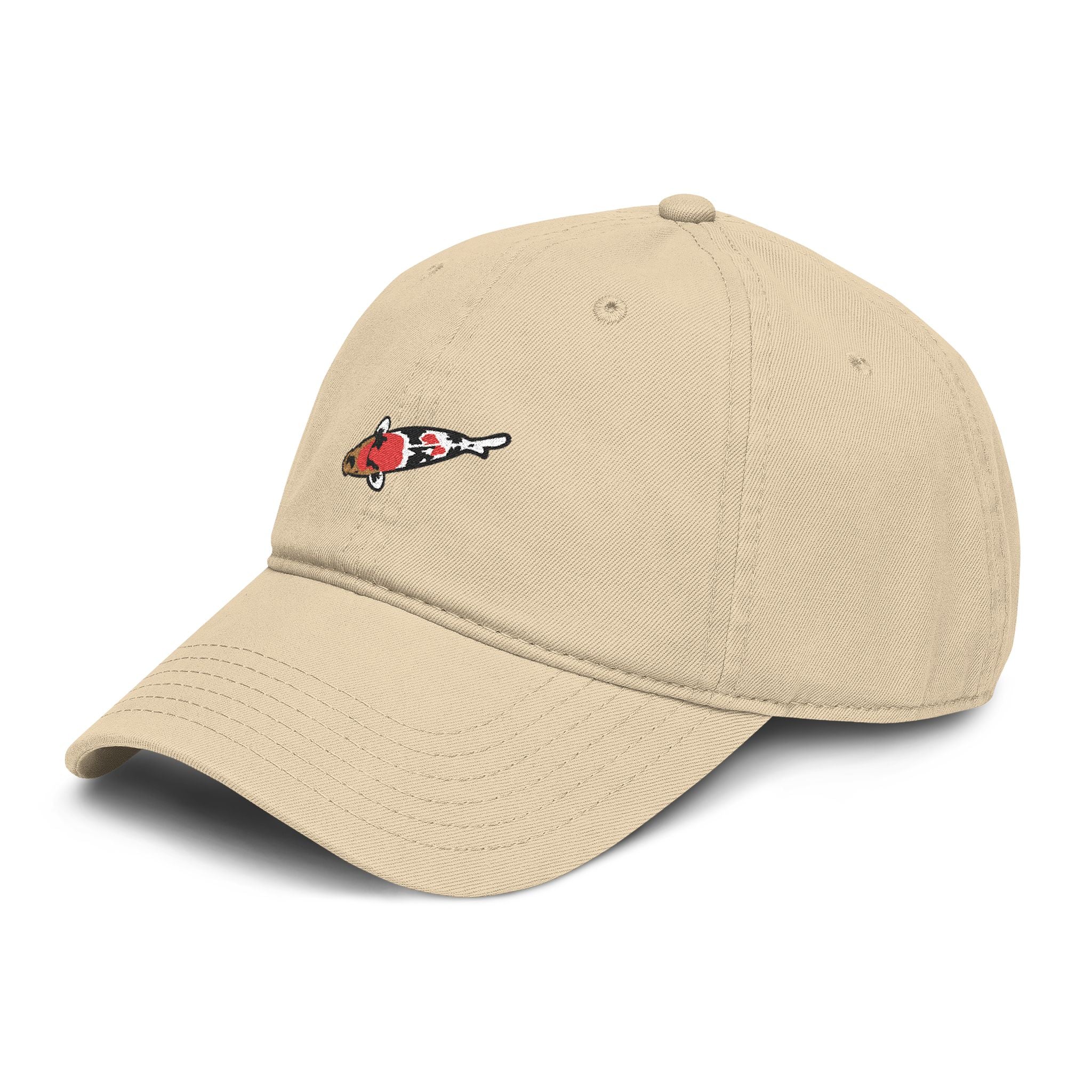 Koi Embroidered Baseball Cap