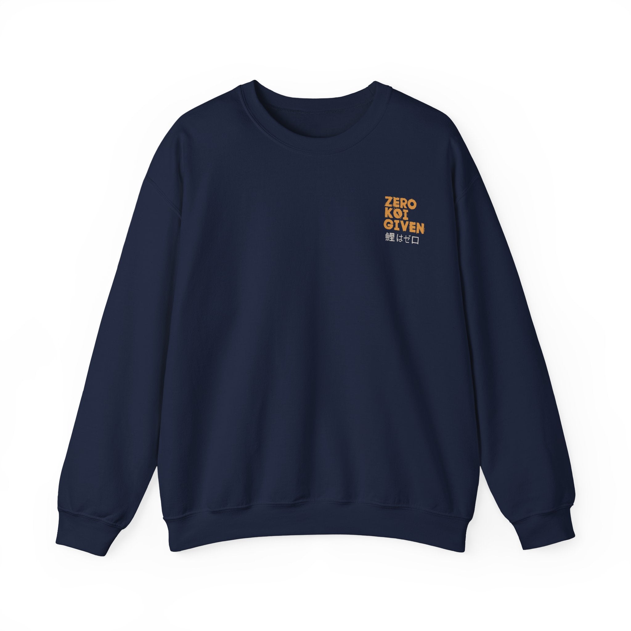 Sweatshirt — 'Zero F***s Given' Retro Japanese Temple Graphic Crewneck