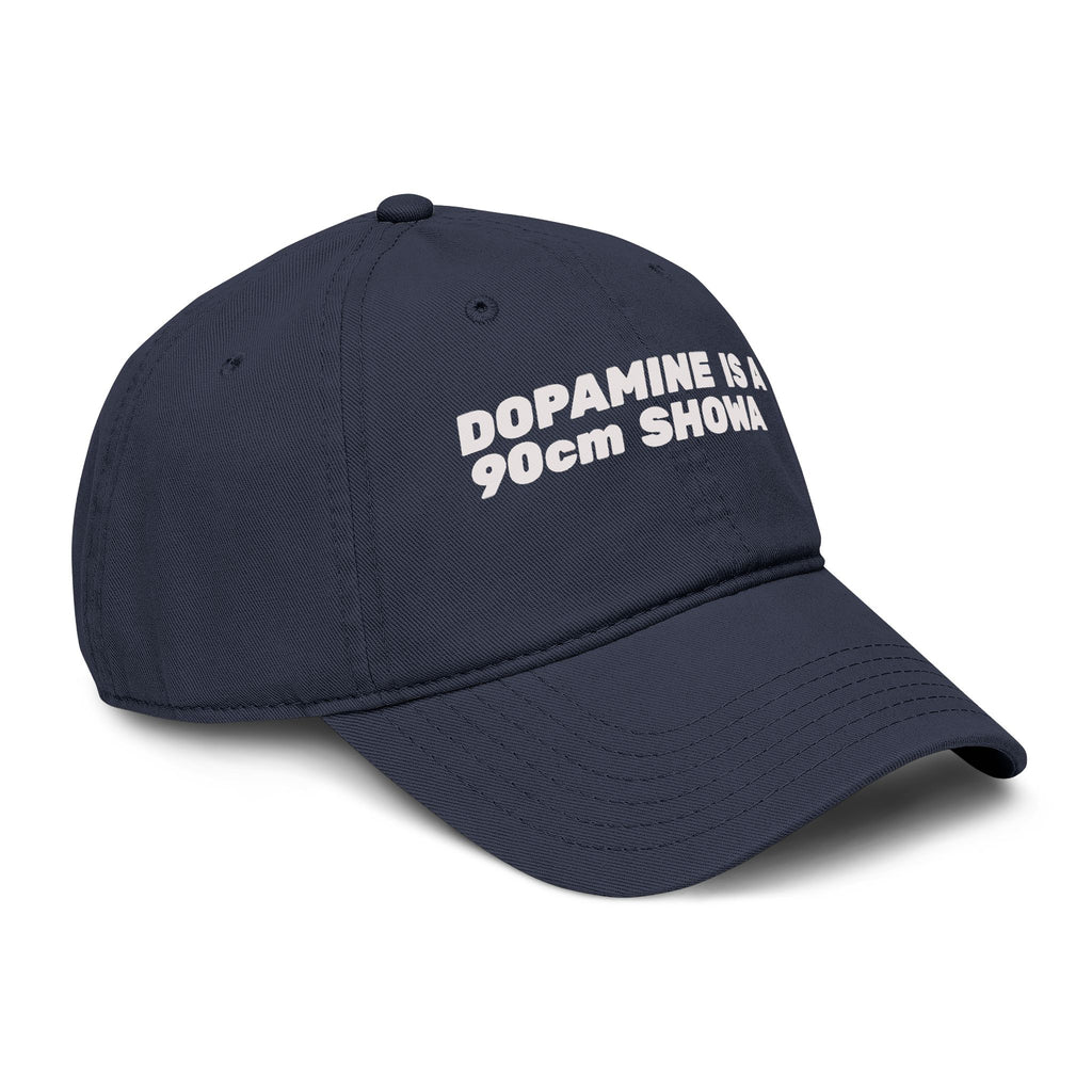 Dopamine Is a 90cm Showa Washed Baseball Cap — Retro Cute Embroidered Dad Hat