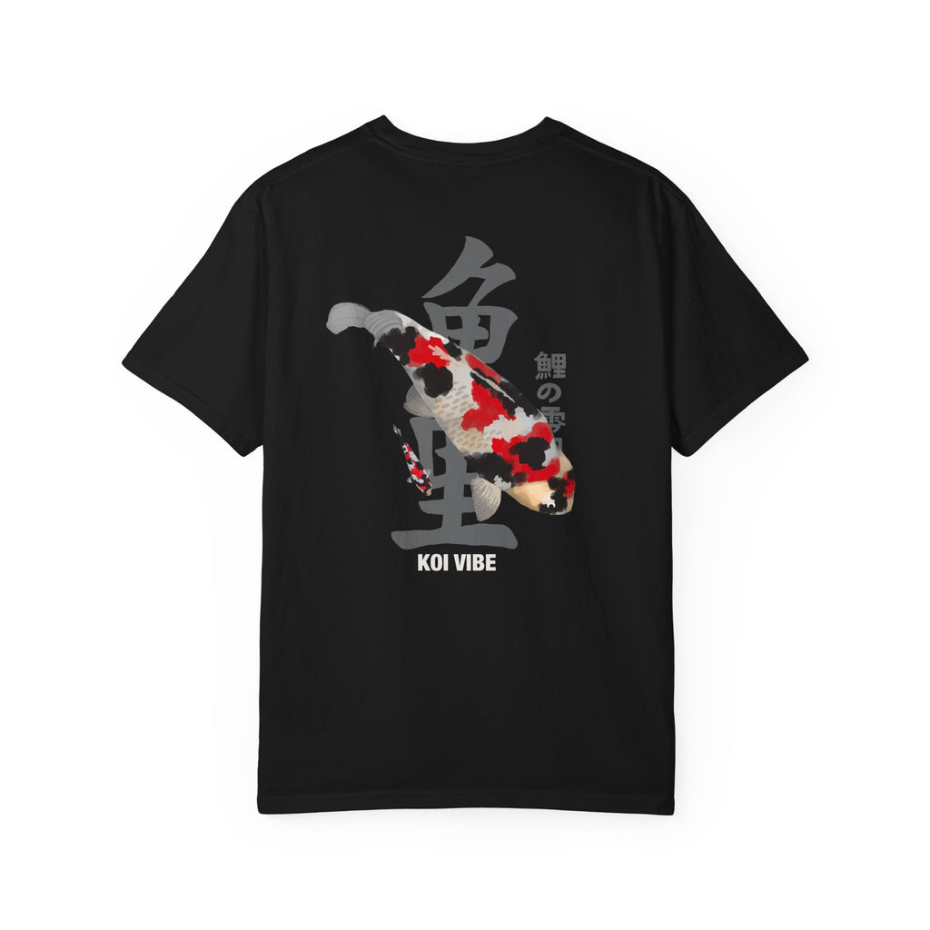 Koi Fish T-Shirt — Japanese Koi Graphic Tee with Kanji