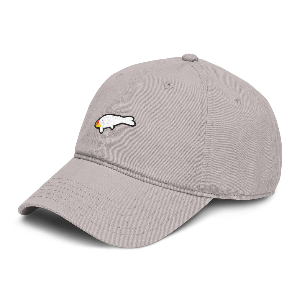 Washed Baseball Cap with Cute Tancho Koi Fish Hat