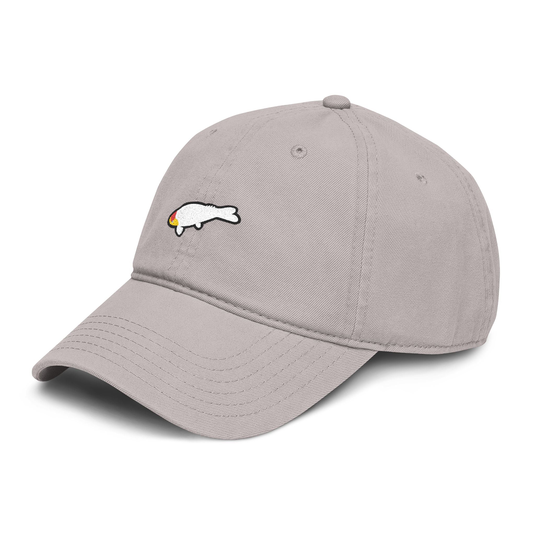 Washed Baseball Cap with Cute Tancho Koi Fish Hat