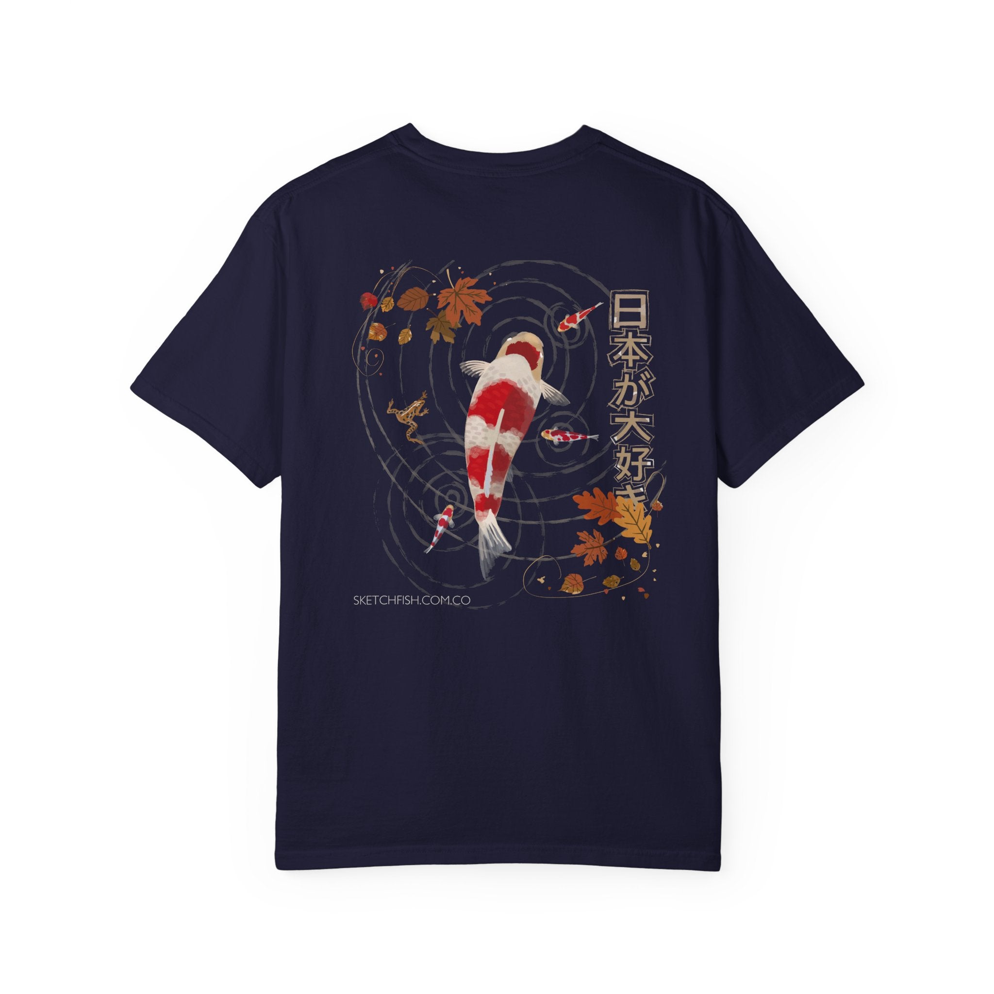 Koi Pond Graphic T-Shirt — 'Zero Koi Given' Japanese Koi Fish Tee
