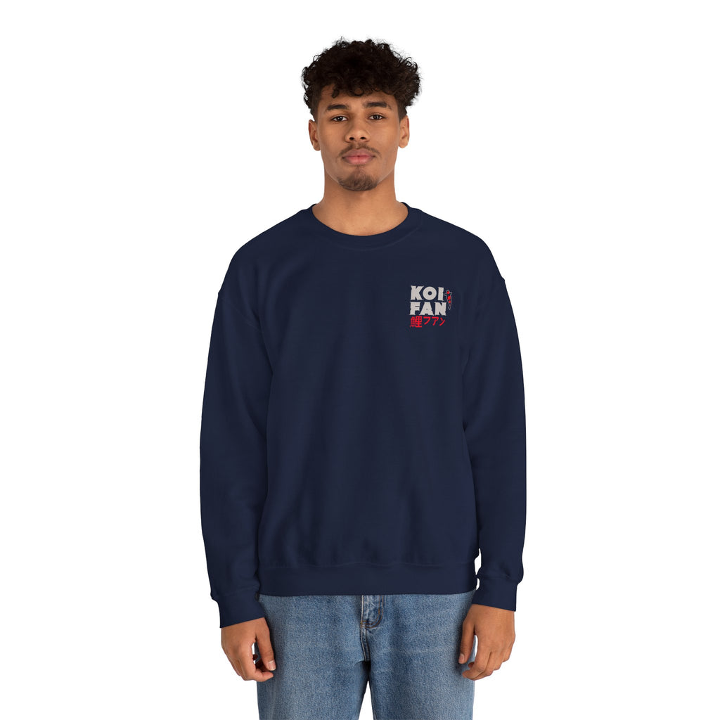 Koi Fan Crewneck Sweatshirt — Nishikigoi Graphic Pullover