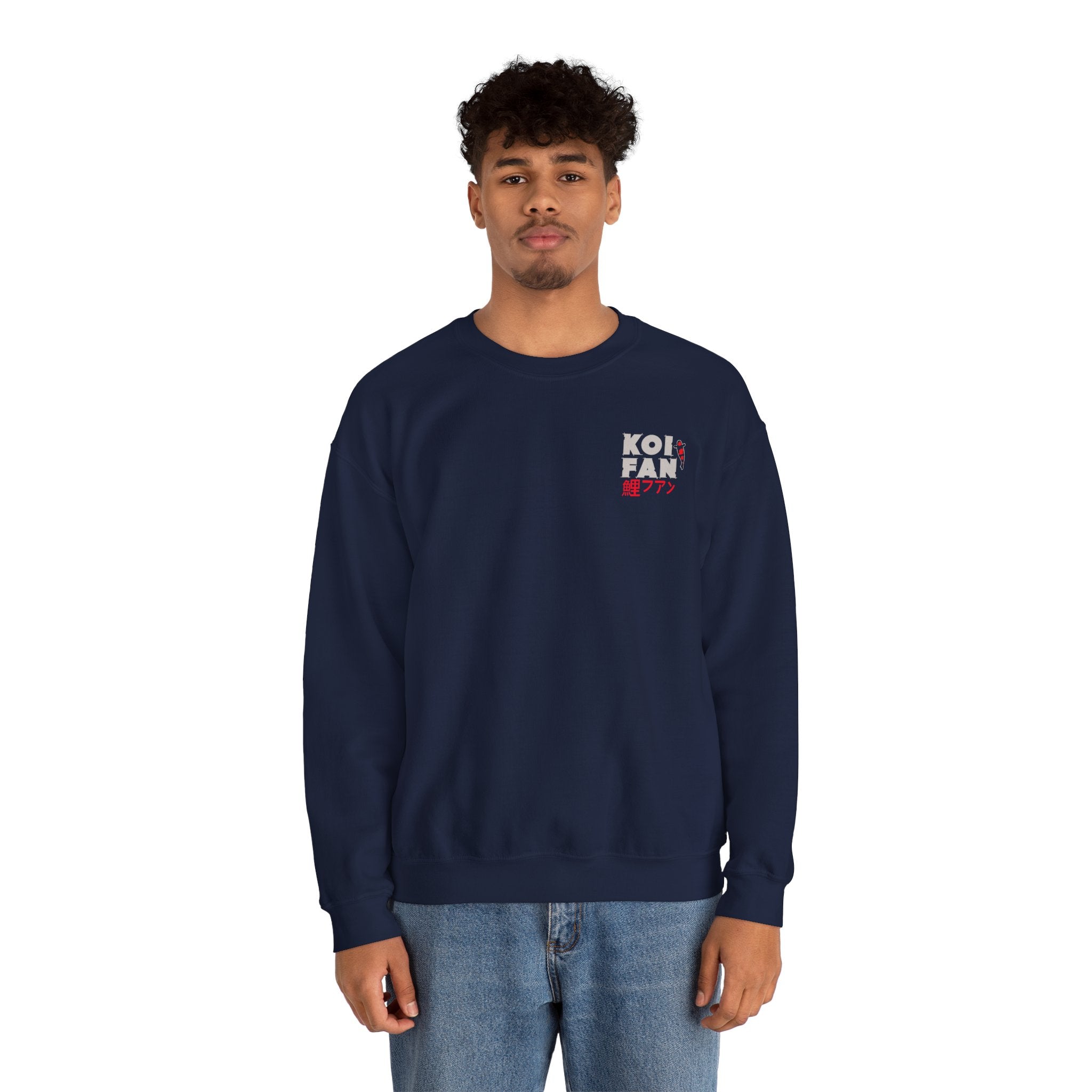 Koi Fan Crewneck Sweatshirt — Nishikigoi Graphic Pullover