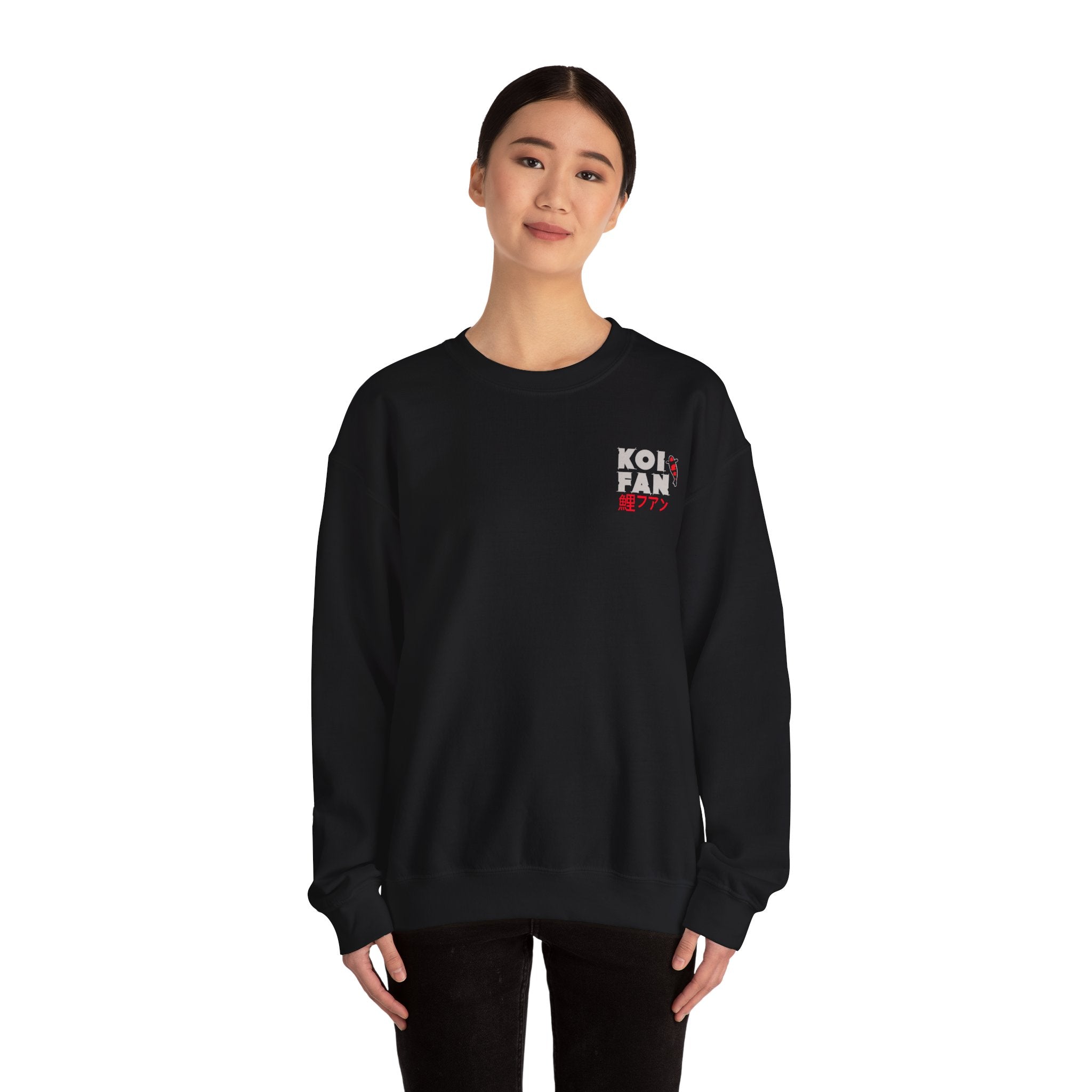 Koi Fan Crewneck Sweatshirt — Nishikigoi Graphic Pullover