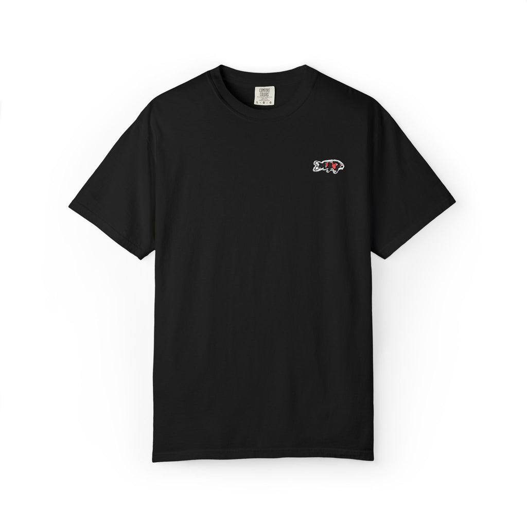 Embroidered Japanese Koi Fish T-Shirt