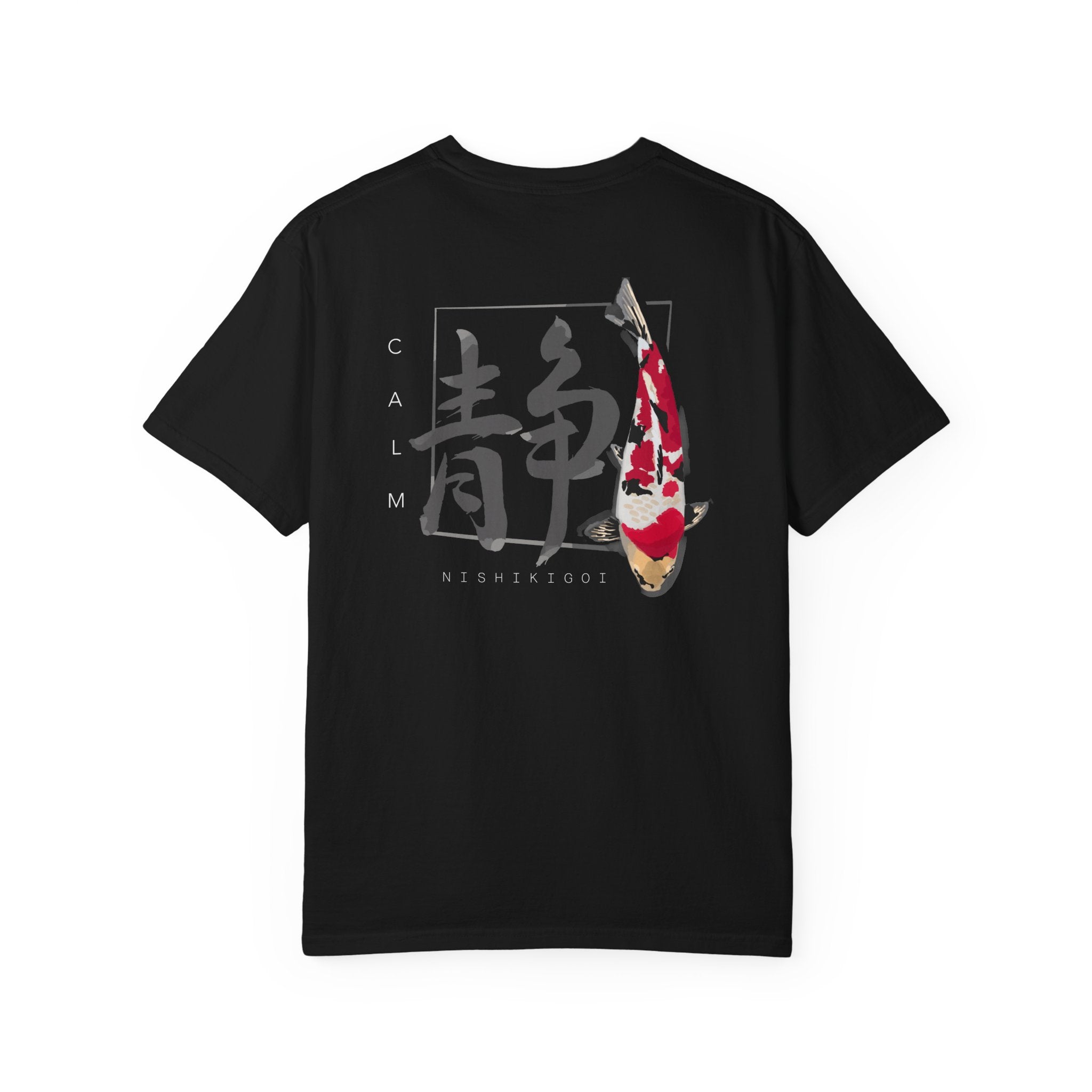 Koi Calm T-Shirt — Japanese Kanji 'Calm' Graphic Tee