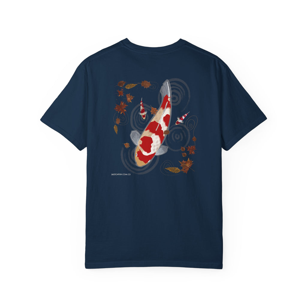 Unisex Koi Fish Graphic T-Shirt - 'Zero Koi Given' Design