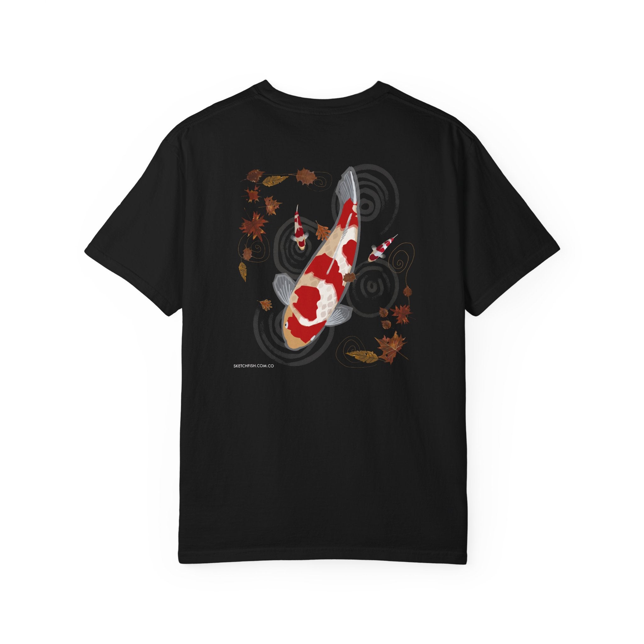 Unisex Koi Fish Graphic T-Shirt - 'Zero Koi Given' Design
