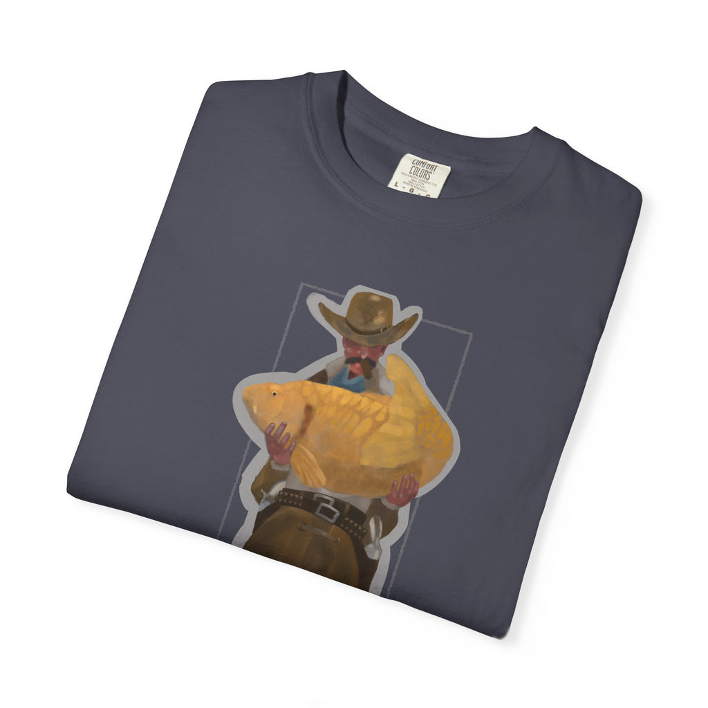 T-Shirt — "Texas Cowboy Koi Fish"  001  Graphic Tee