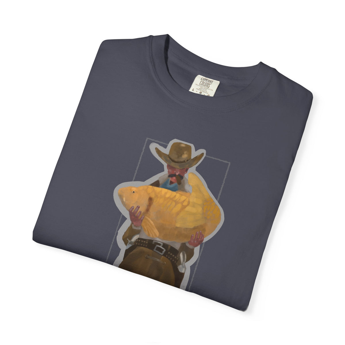 T-Shirt — "Texas Cowboy Koi Fish"  001  Graphic Tee