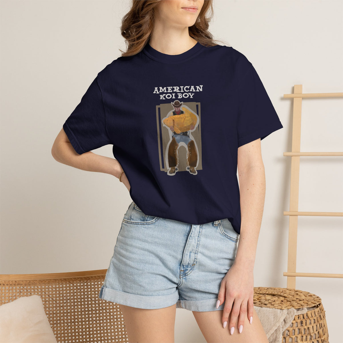 American Koi Boy T-Shirt — Graphic Fish Lover Tee (002)