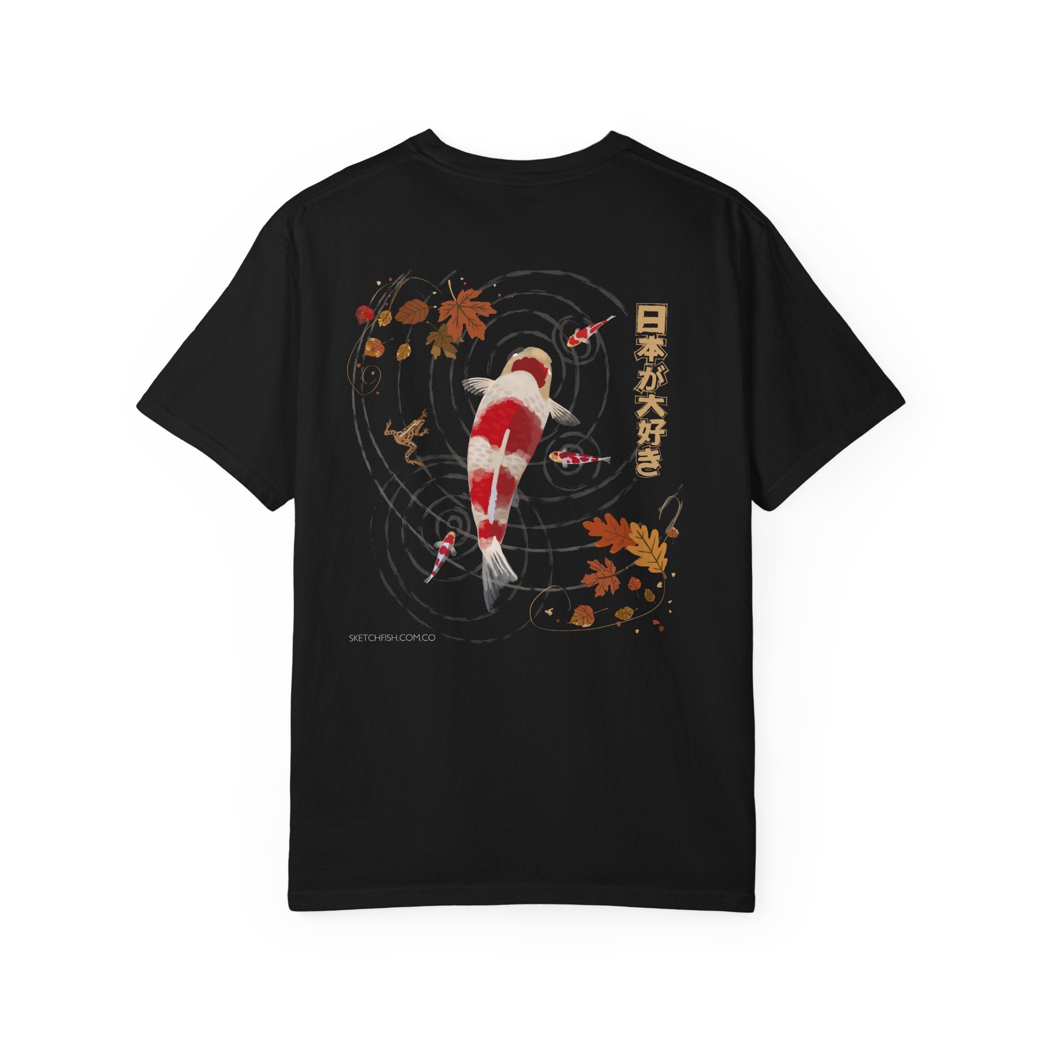 Koi Pond Tee — "Zero Koi Given" Japanese Koi Graphic T-Shirt