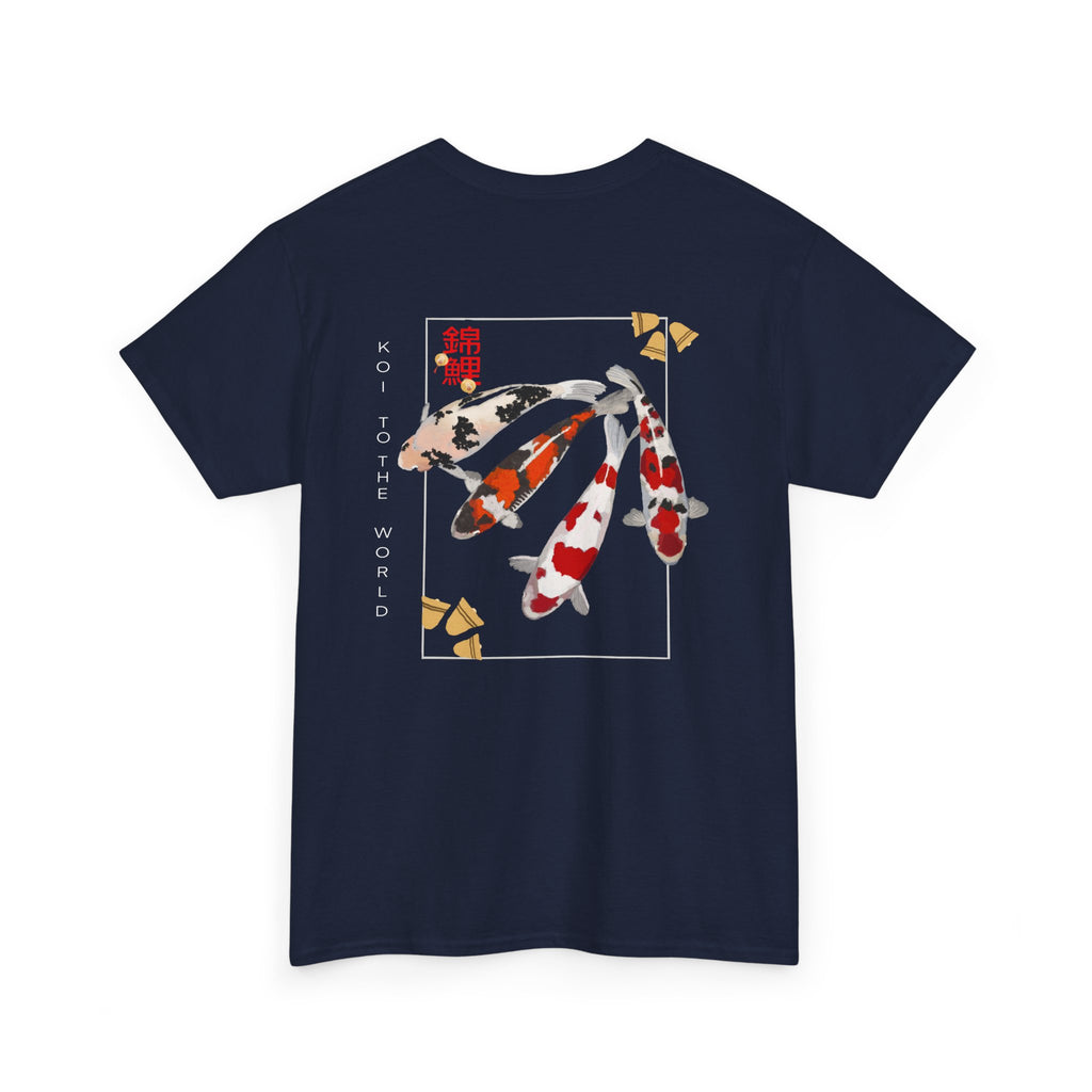 Koi World Tee — Japanese Koi Fish Graphic T-Shirt