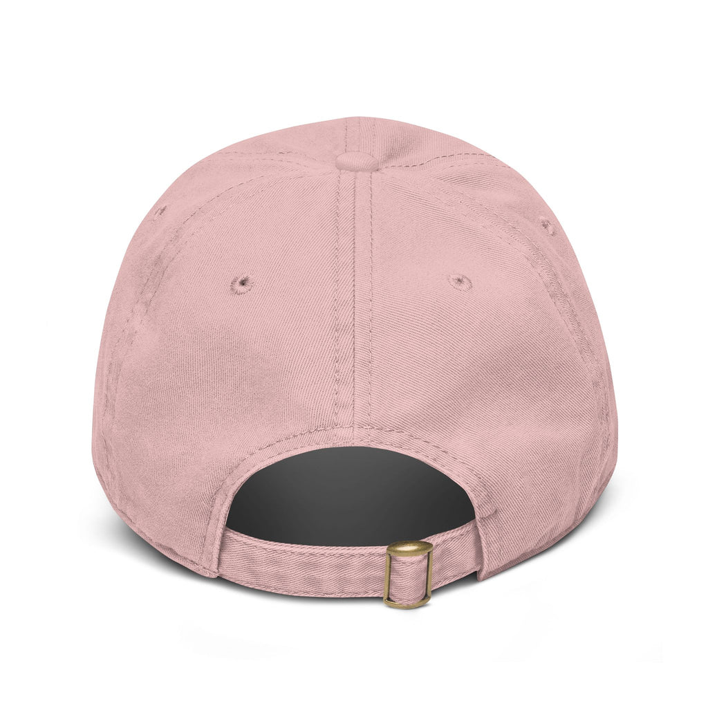 Baseball Cap Wth Minimalist Embroidered Japanese Koi Fish Logo Design