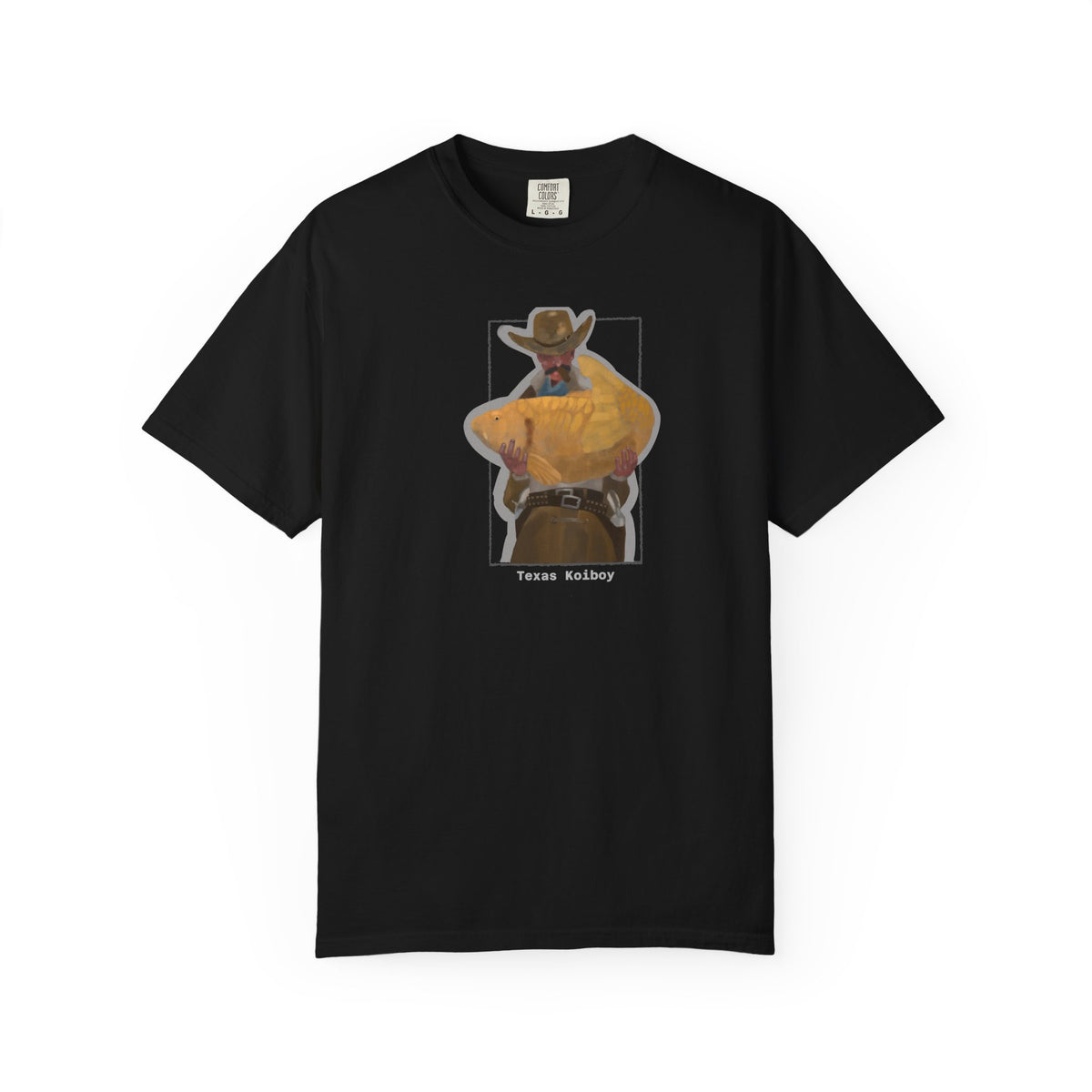 T-Shirt — "Texas Cowboy Koi Fish"  001  Graphic Tee