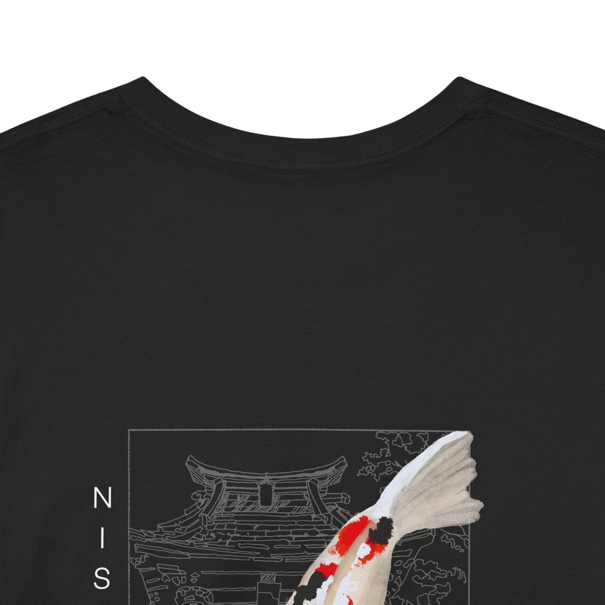 Koi Fan Graphic Tee — Nishikigoi Koi Fish Japanese Design
