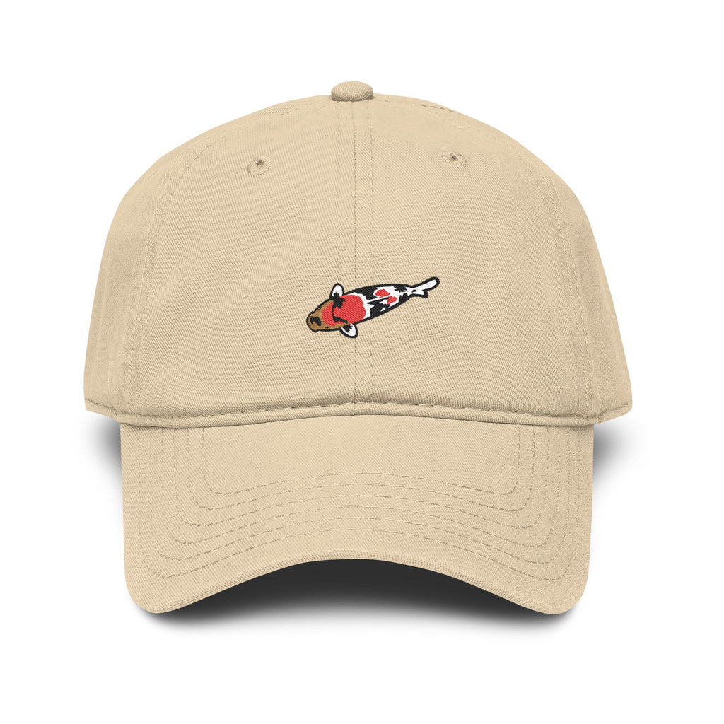 Koi Embroidered Baseball Cap
