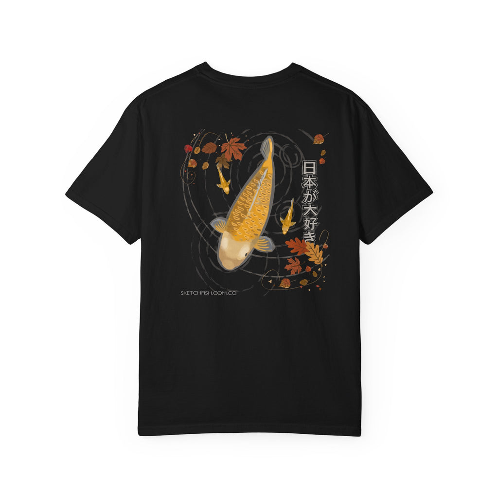 Koi Graphic T-Shirt — "Zero Koi Given" Japanese Koi Fish Tee